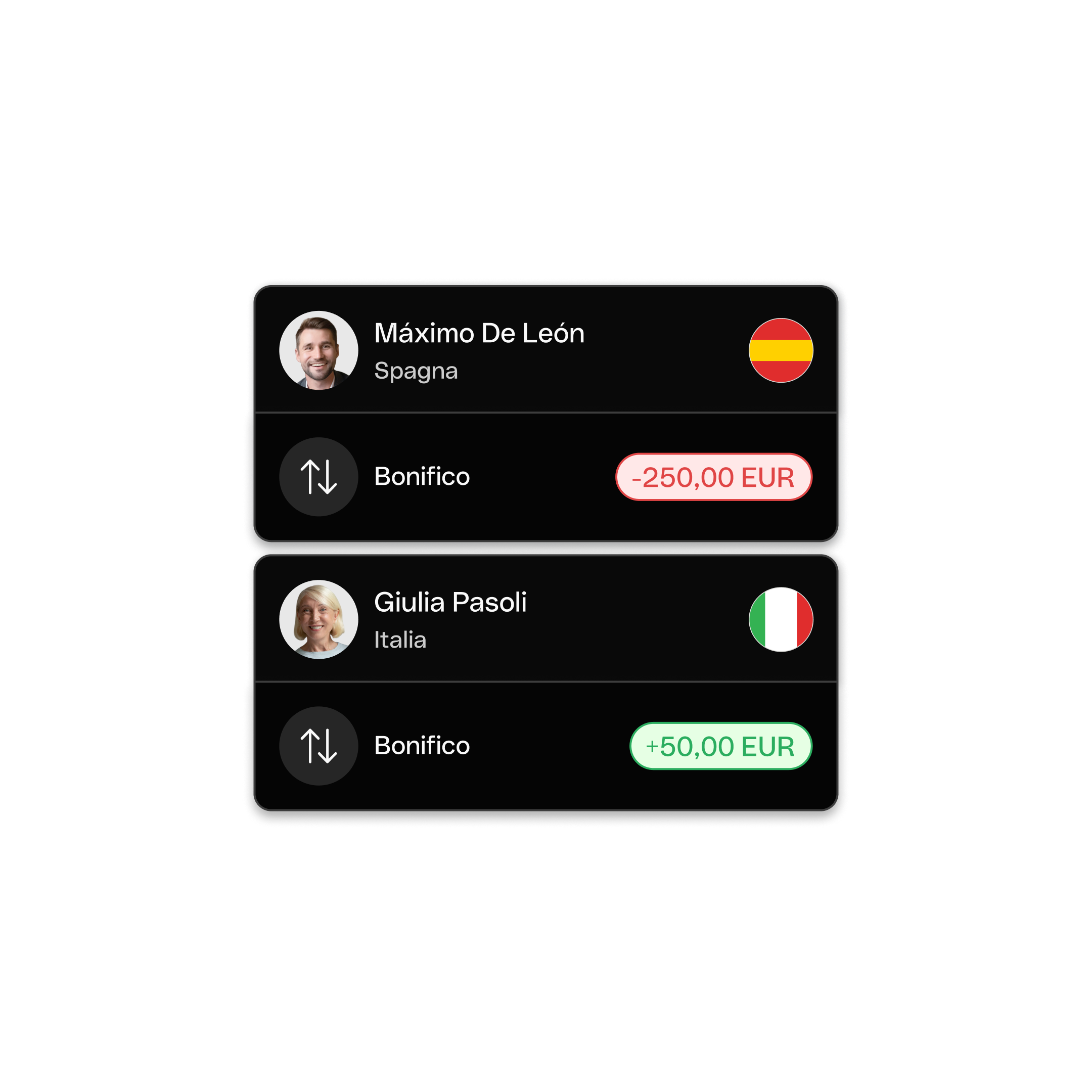 WEB IT UI Hero TopicHighlight Bento Headline Cards Metodi di pagamento DarkMode WbRvmp
