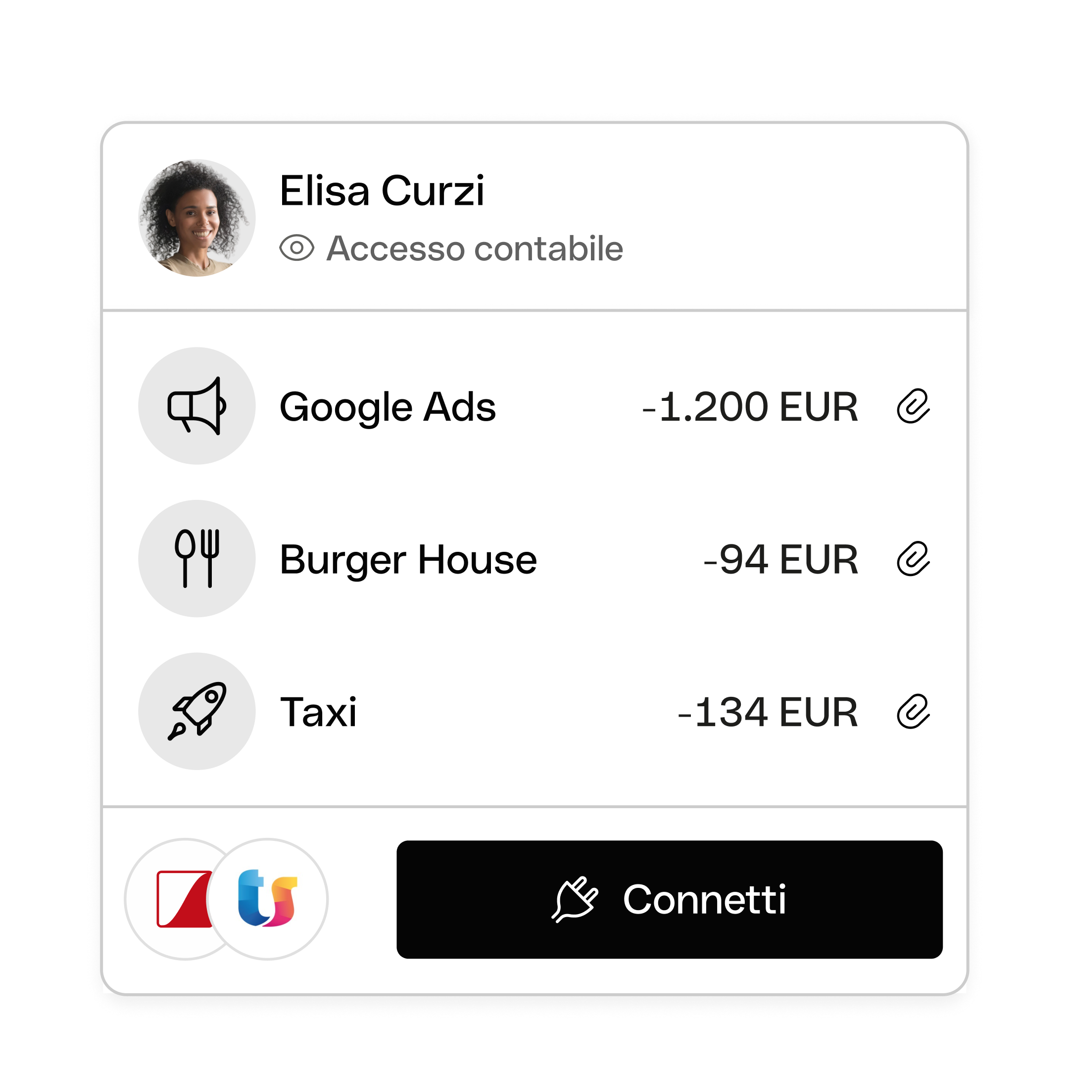 WEB IT UI Hero TopicHighlight Bento Headline Cards Accountant Access Integrations Sistemi Teamsystem WbRvmp