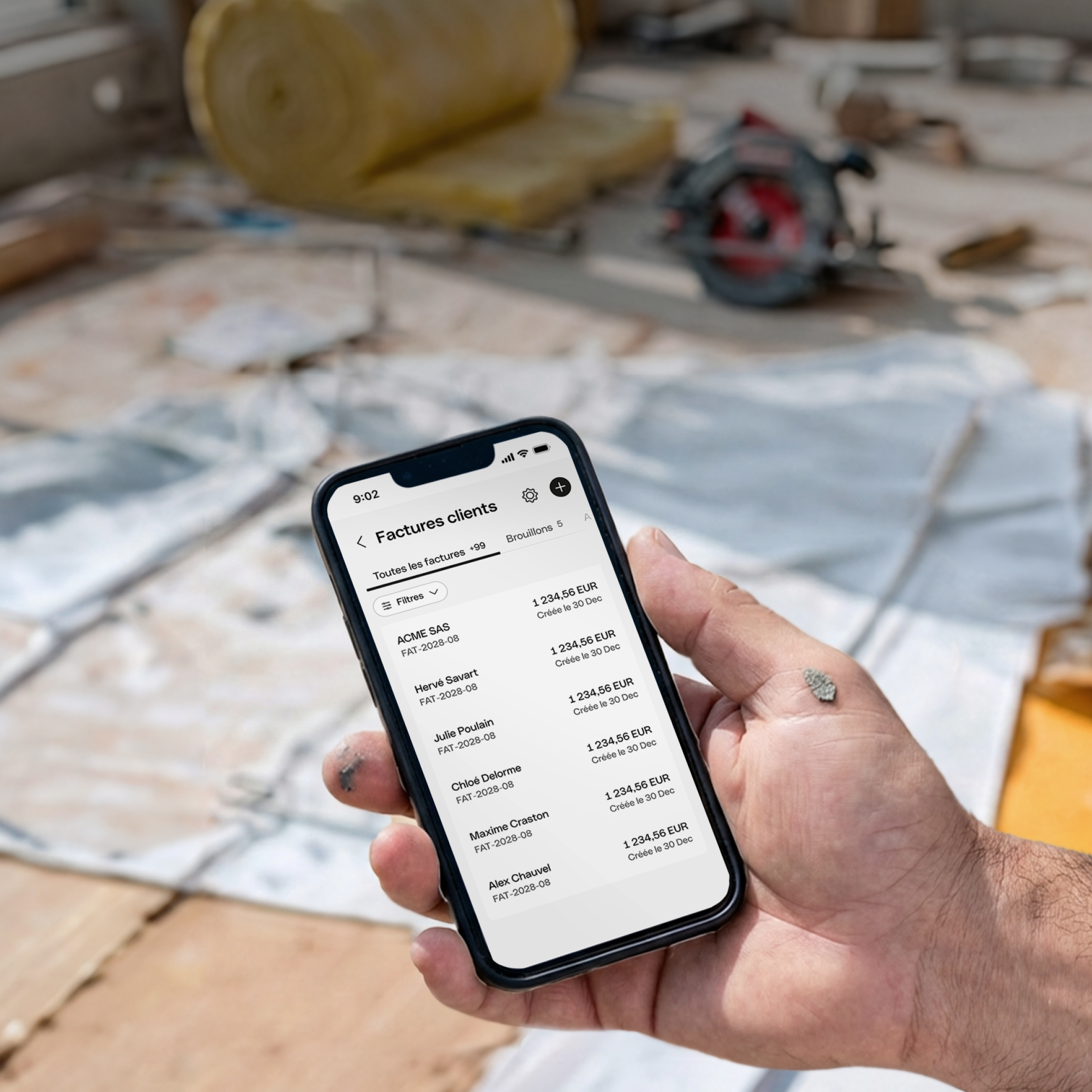 Maquette de marque web - Sujet principal - En vedette - Bento - Cartes de titre - Tuiles BM06 - Facturation client WbRvmp