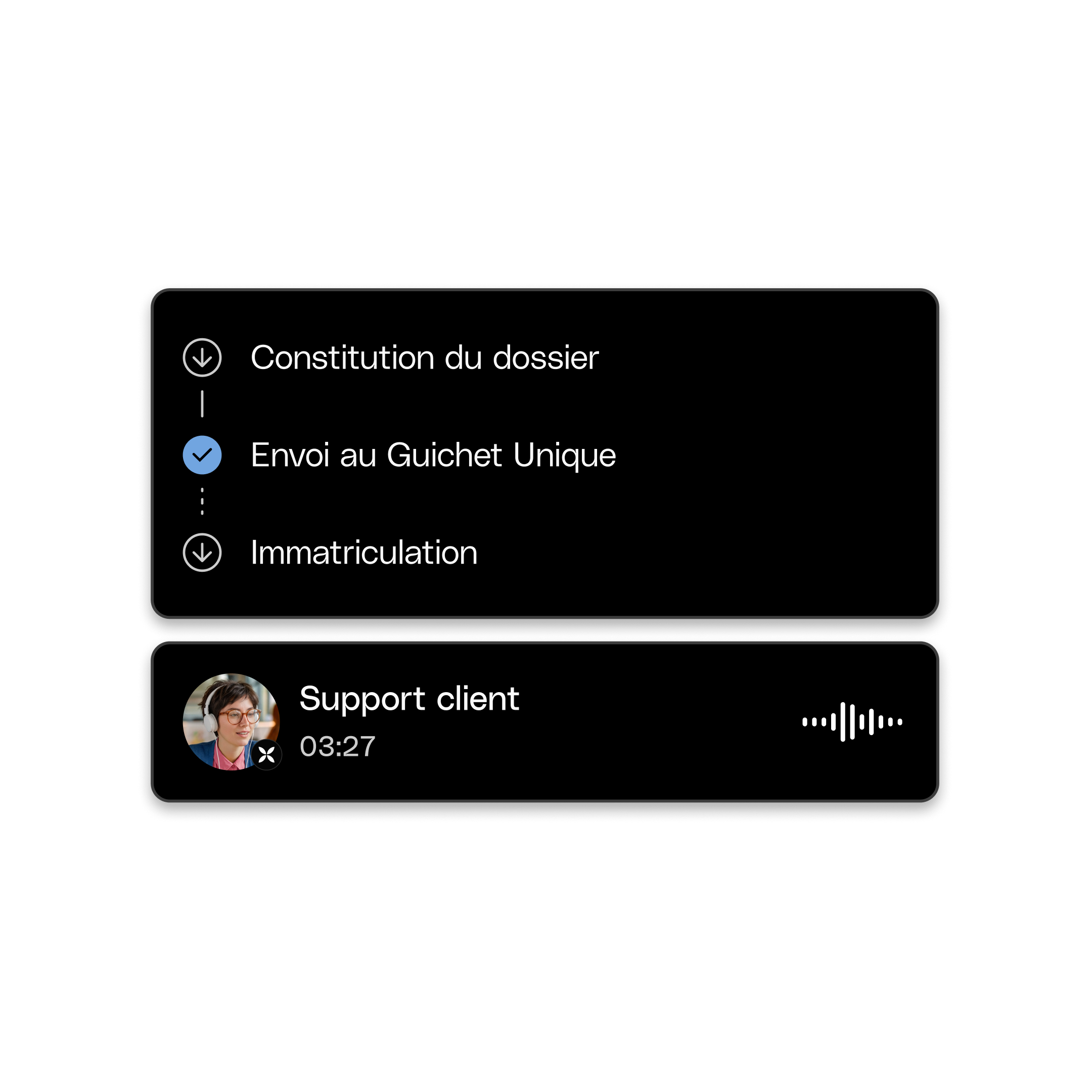 Interface utilisateur Web : Sujet principal, En vedette, Bento, Cartes de titre, Étapes de création d'entreprise, Mode sombre, WbRvmp