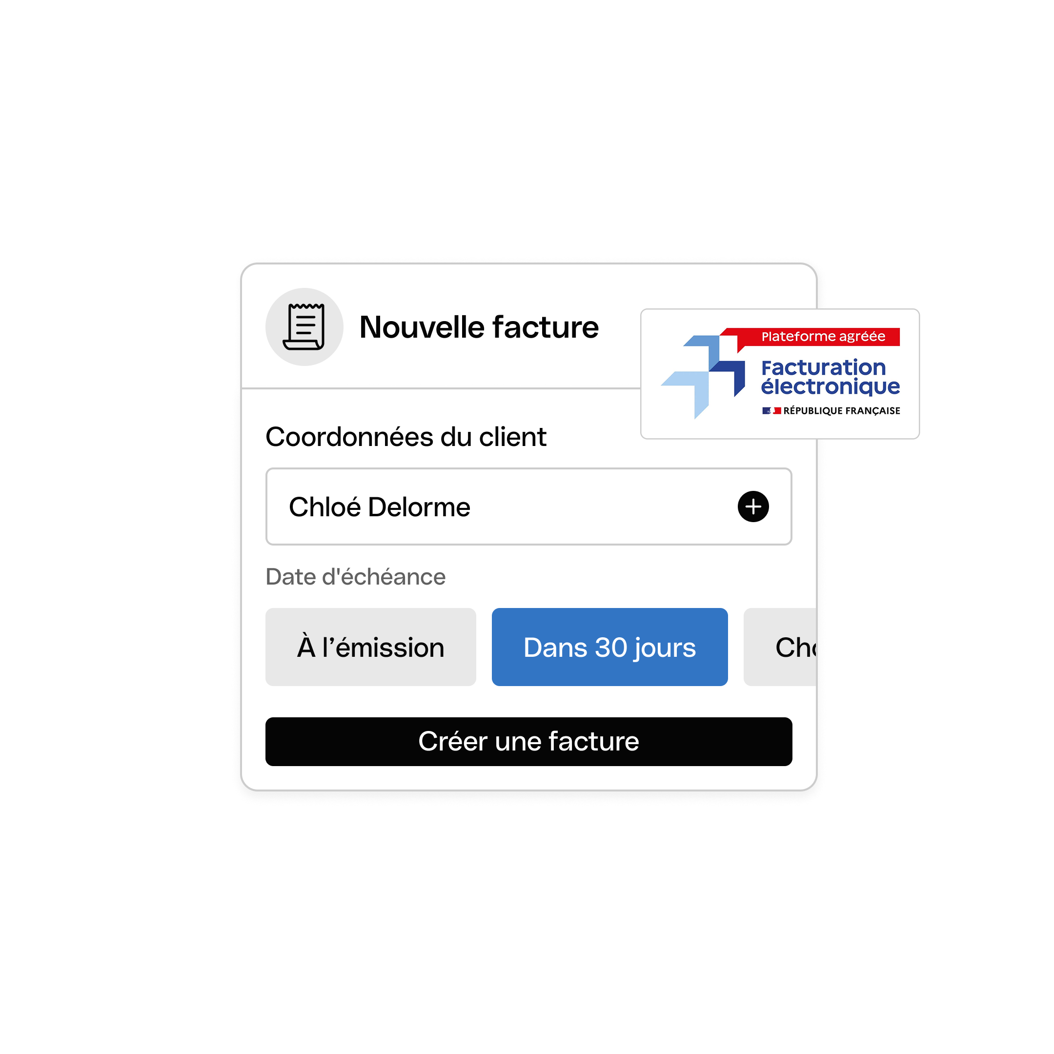 Interface utilisateur Web - Sujet principal - Mise en avant - Bento - Cartes de titre - Facturation électronique conforme - WbRvmp