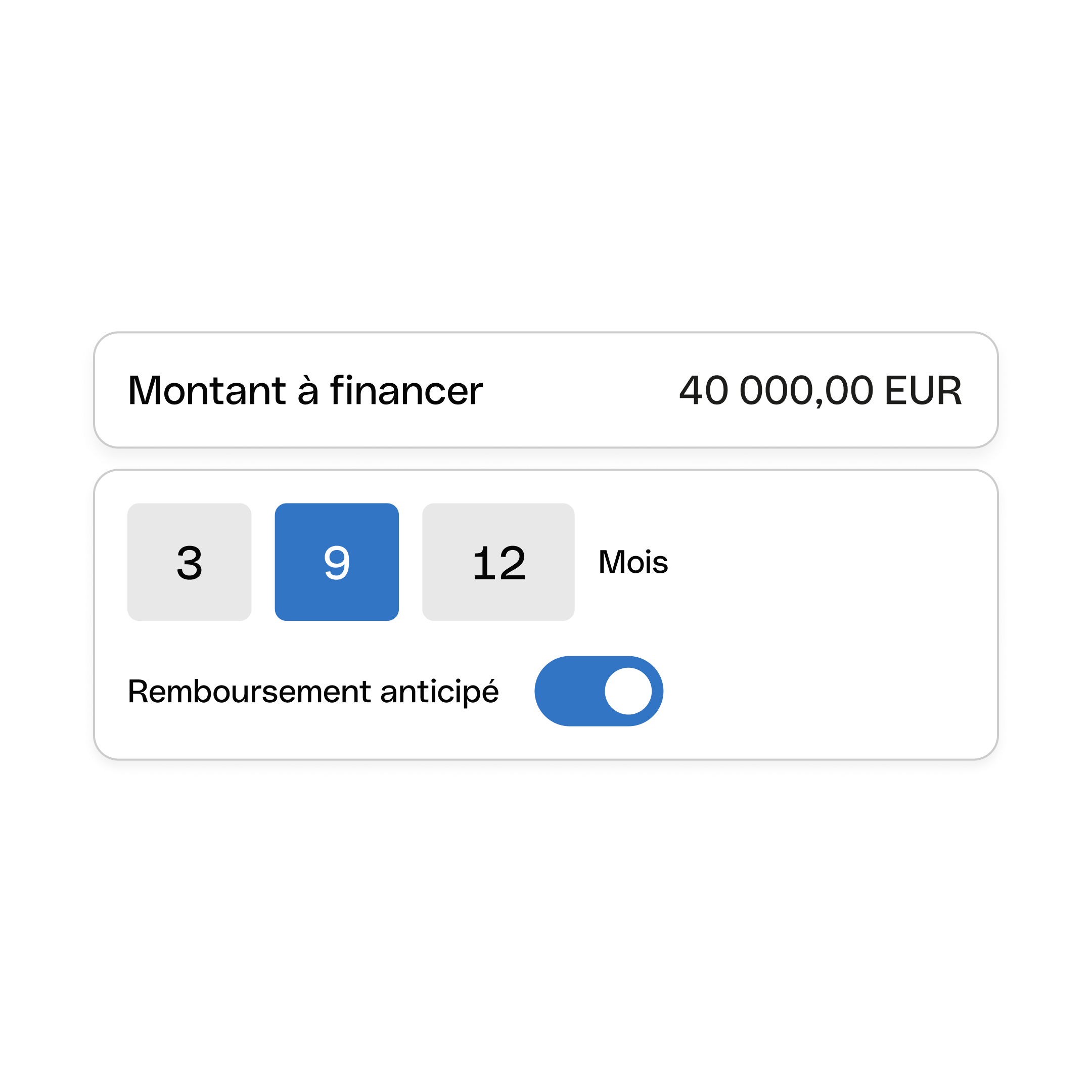 Interface utilisateur Web - Sujet principal - Bento - Titre - Cartes - Financement - WbRvmp