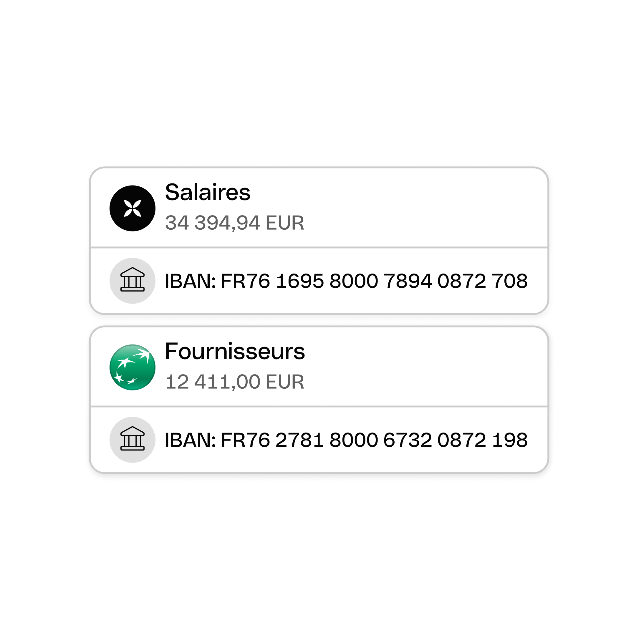 Interface utilisateur Web - Sujet principal - Bento - Cartes de titre - Compte multiple WbRvmp