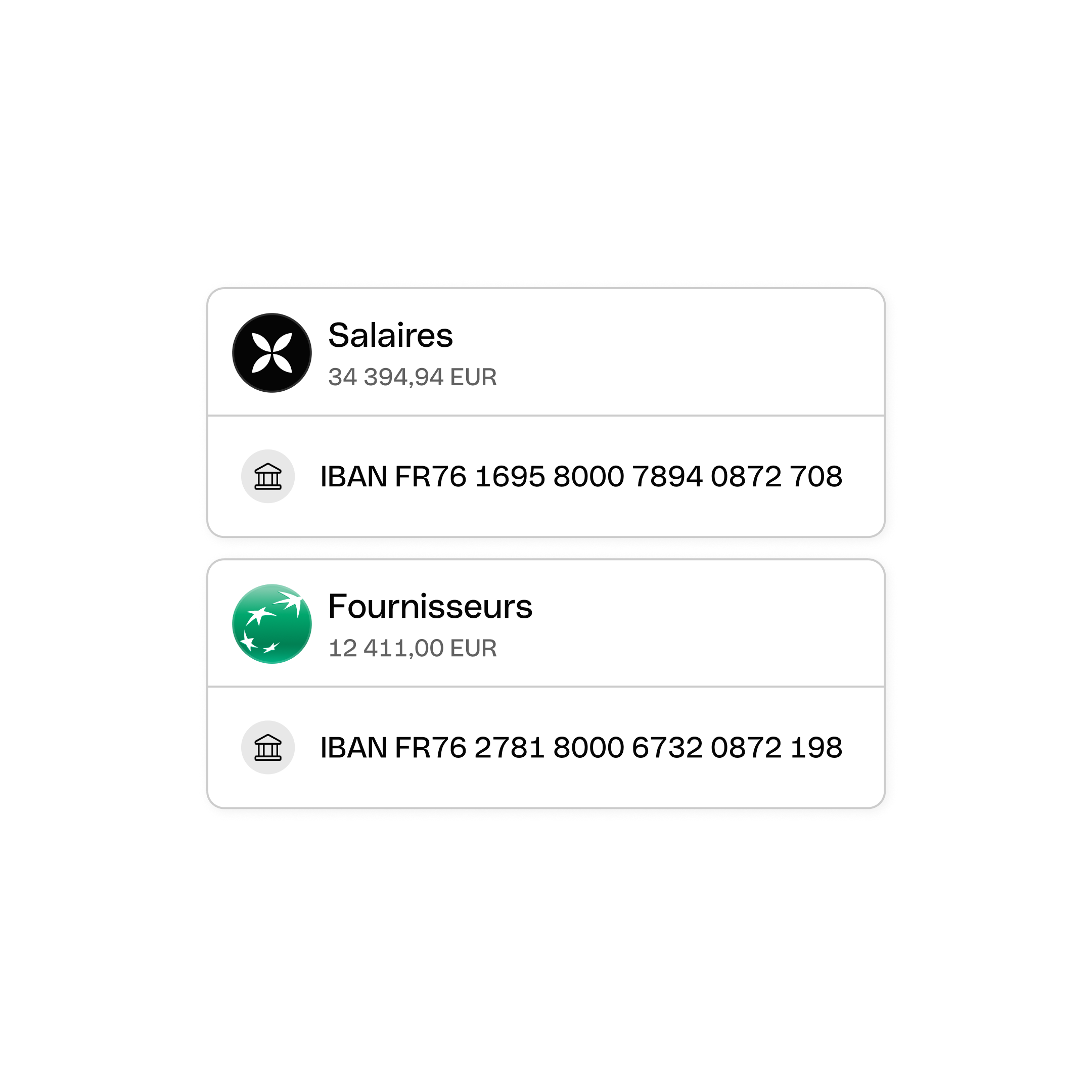 Interface utilisateur Web - Sujet principal - Bento - Cartes de titre - Compte multiple WbRvmp