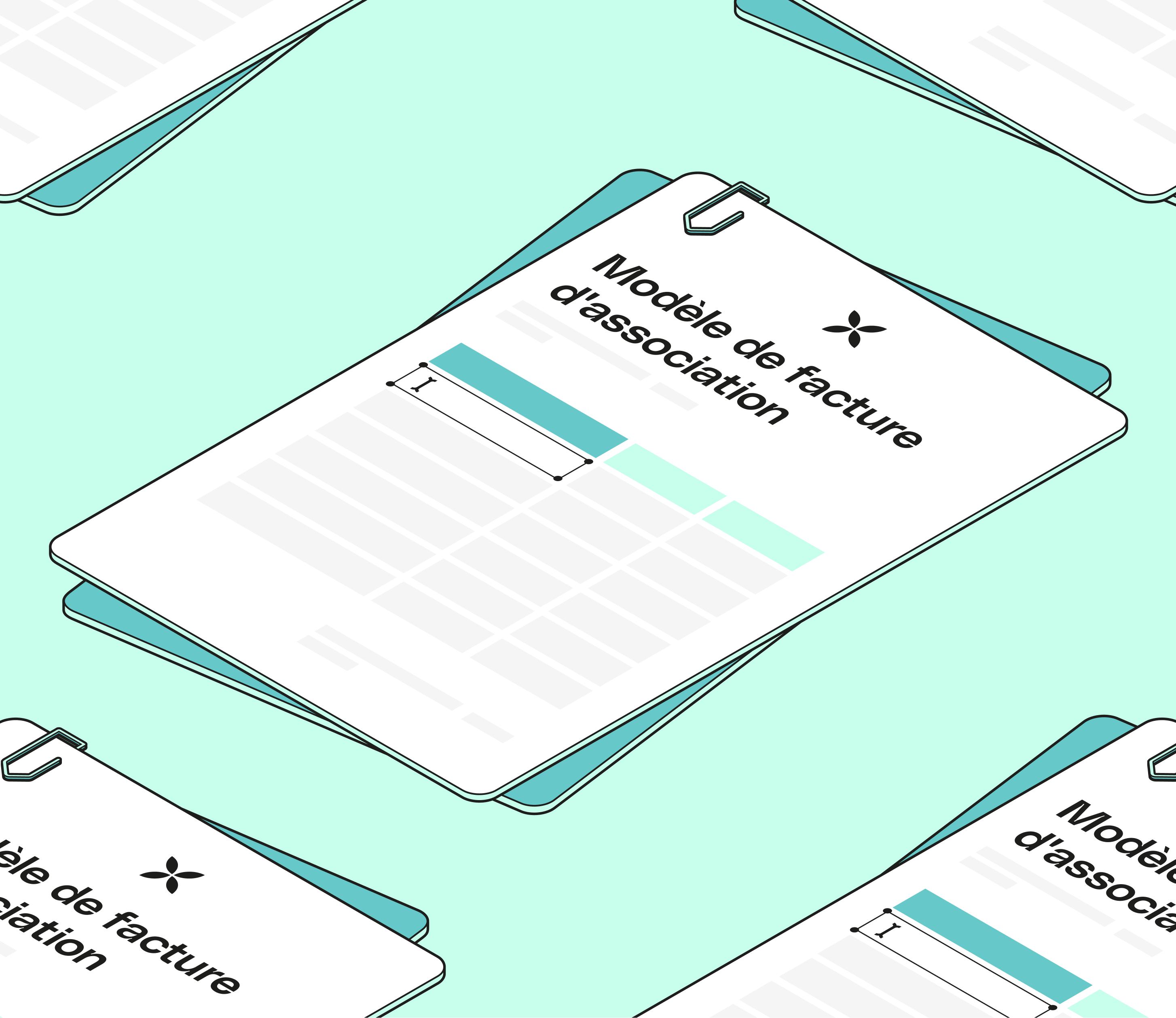 Mint FullWidthMedia Modèle facture association Mobile