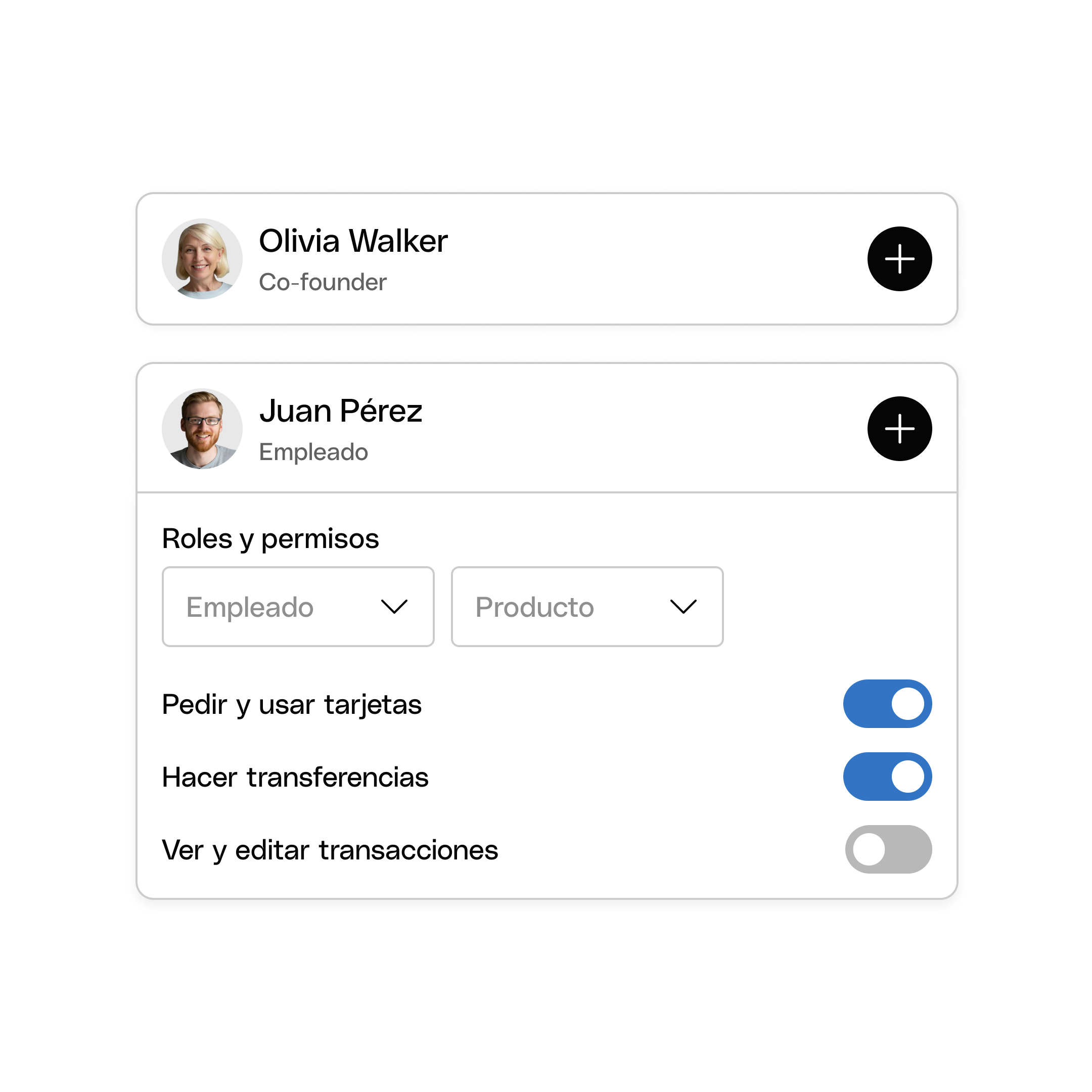 Interfaz de usuario web Tema destacado Bento Tarjetas de encabezado Mosaicos Roles de equipo Acceso WbRvmp