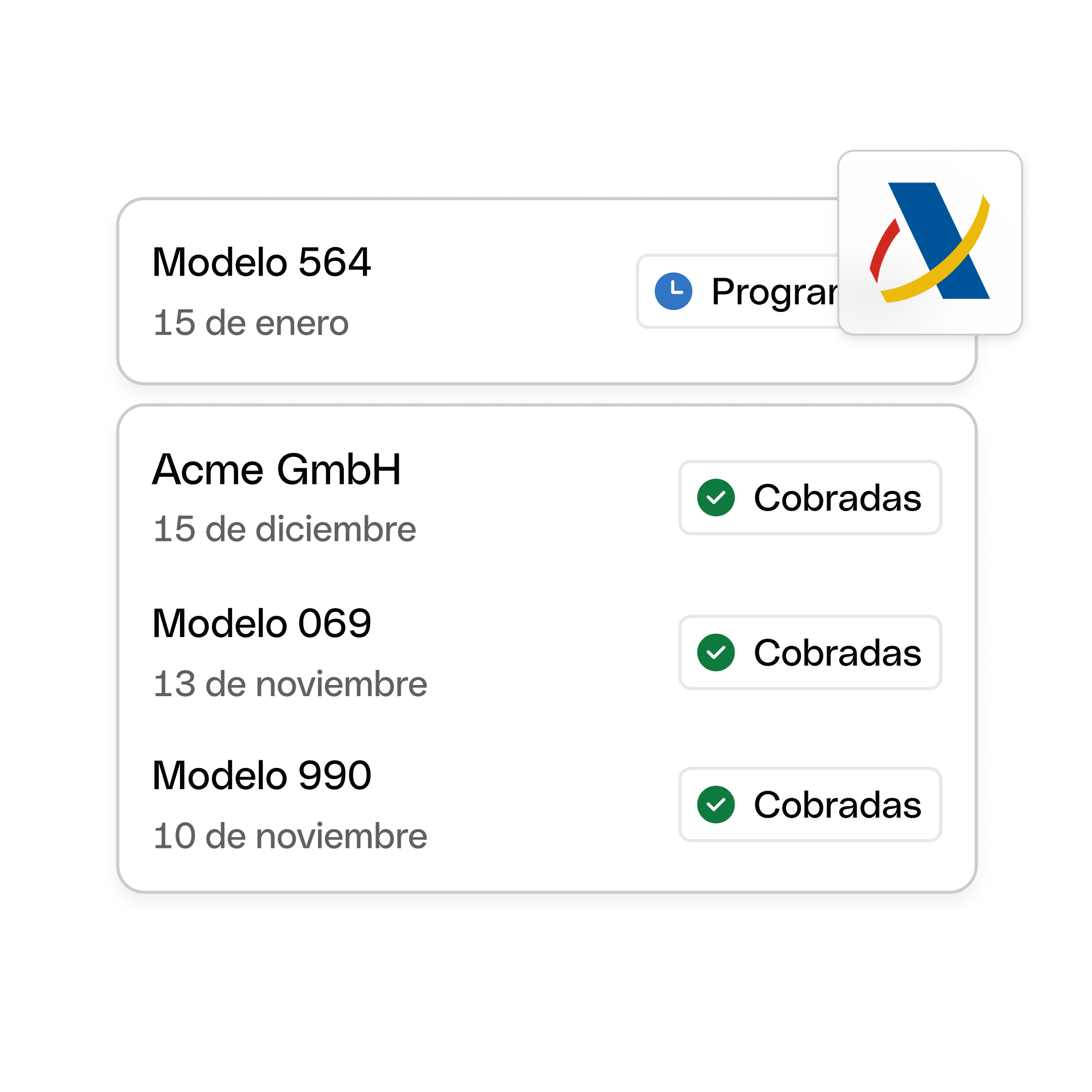 WEB UI Hero TopicHighlight Bento Titular Tarjetas Impuestos Agencia Tributaria WbRvmp