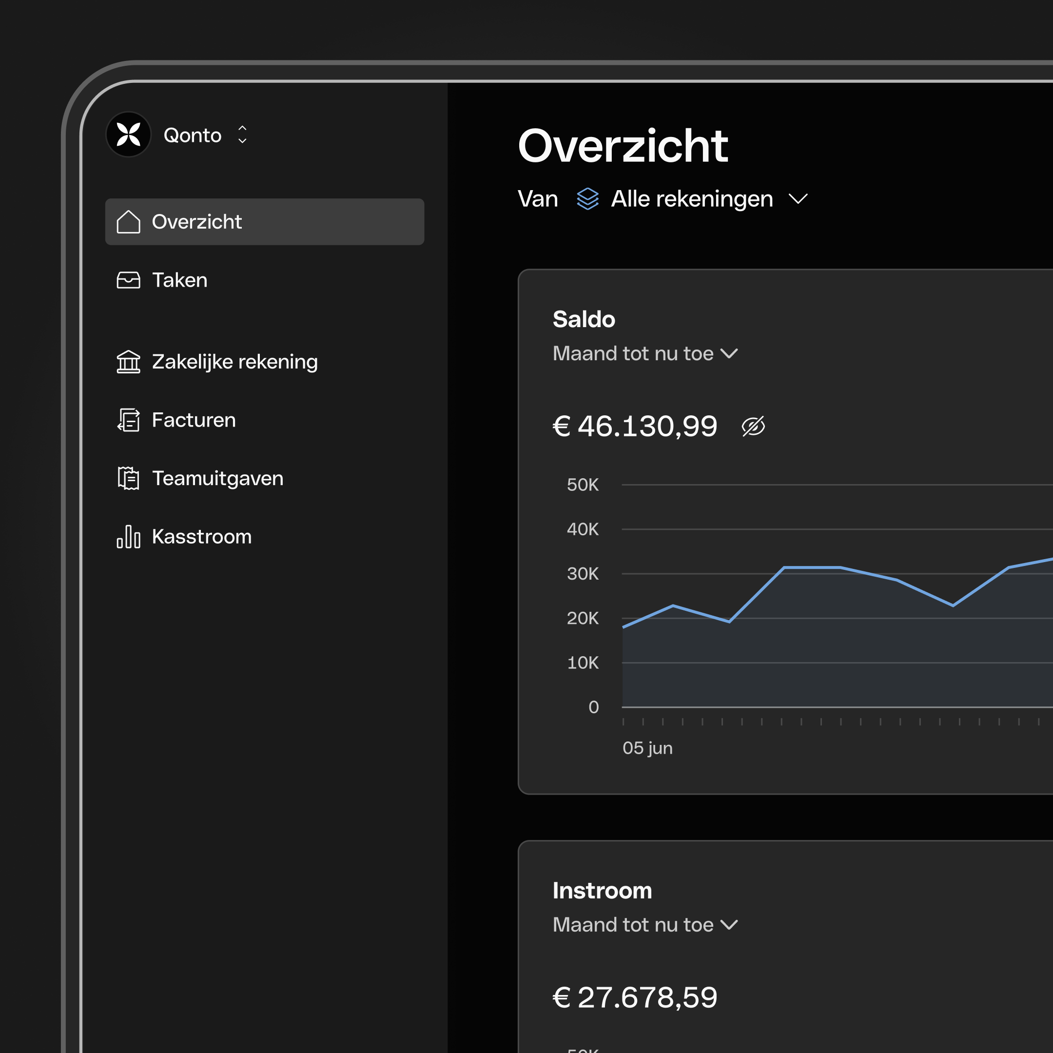 WEB NL NLBE UI  FullWidthMedia Dashboard DarkMode Mobile WbRvmp