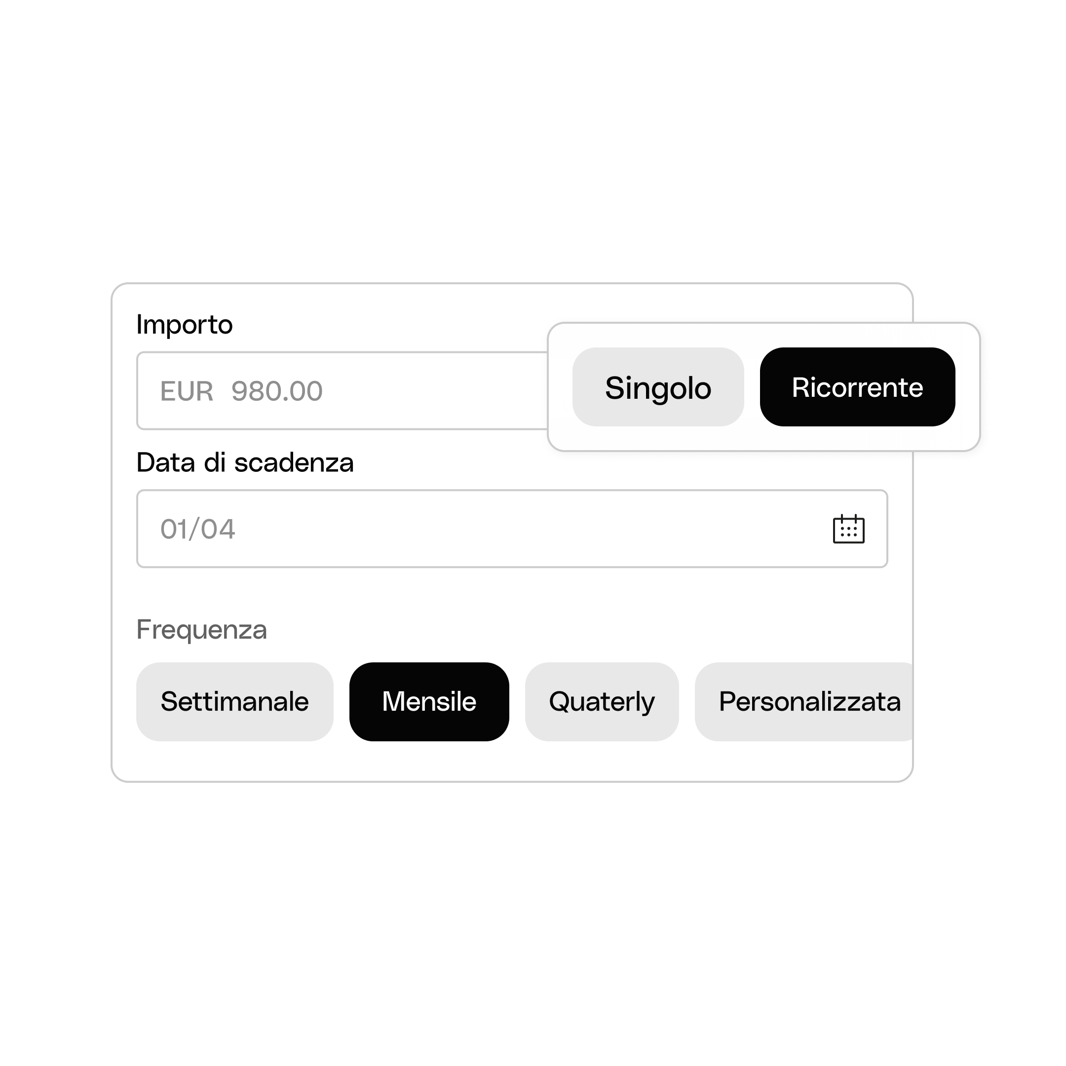 WEB IT UI Hero TopicHighlight Bento Headline Cards SDD One off Recurring WbRvmp