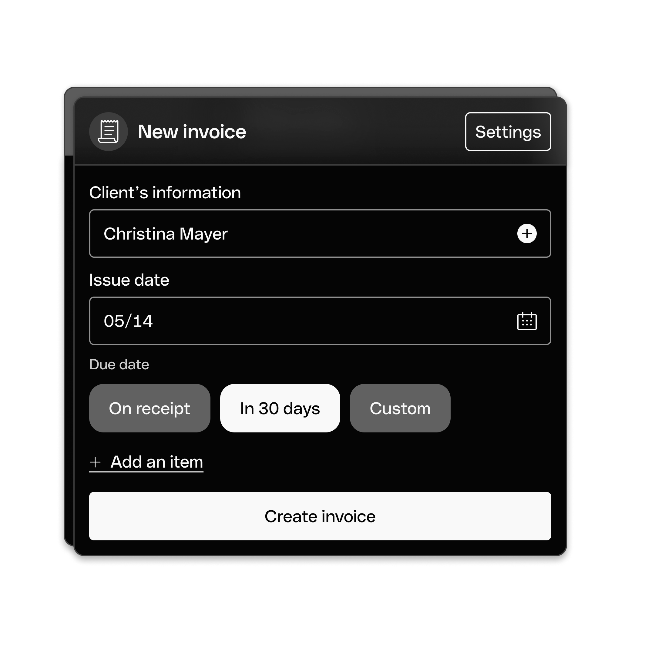 WEB  UI  Hero TopicHighlight Bento Headline Cards New Invoice DarkMode WbRvmp