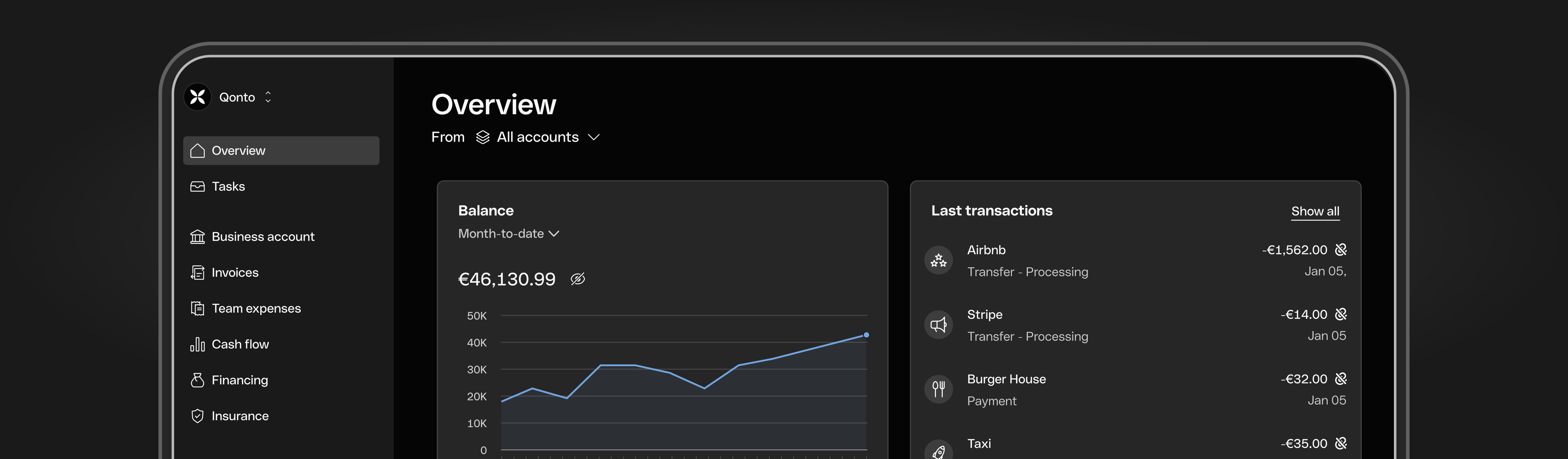 WEB  UI FullWidthMedia Dashboard DarkMode Desktop WbRvmp