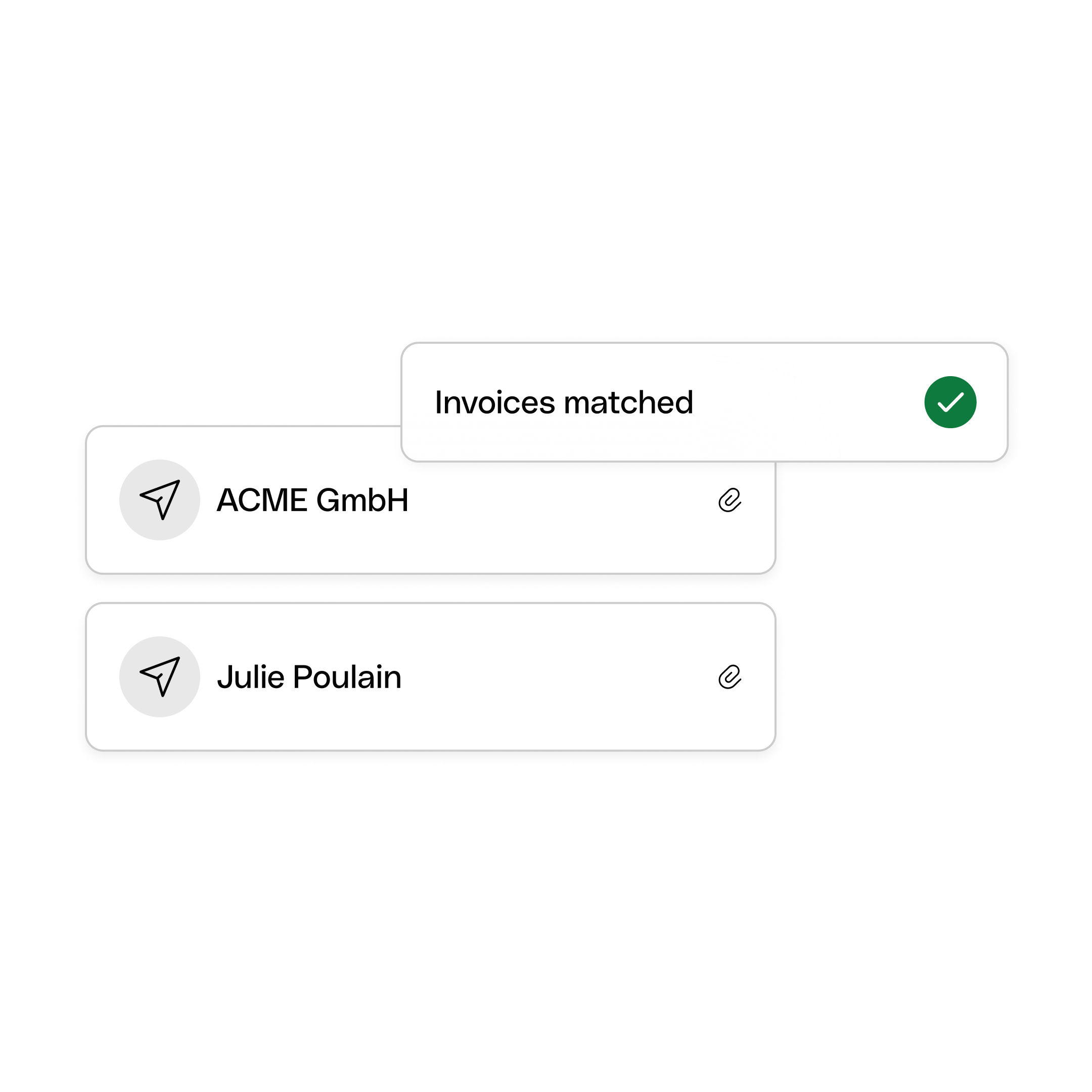 WEB UI Hero TopicHighlight Bento Headline Cards Matching Invoices WbRvmp