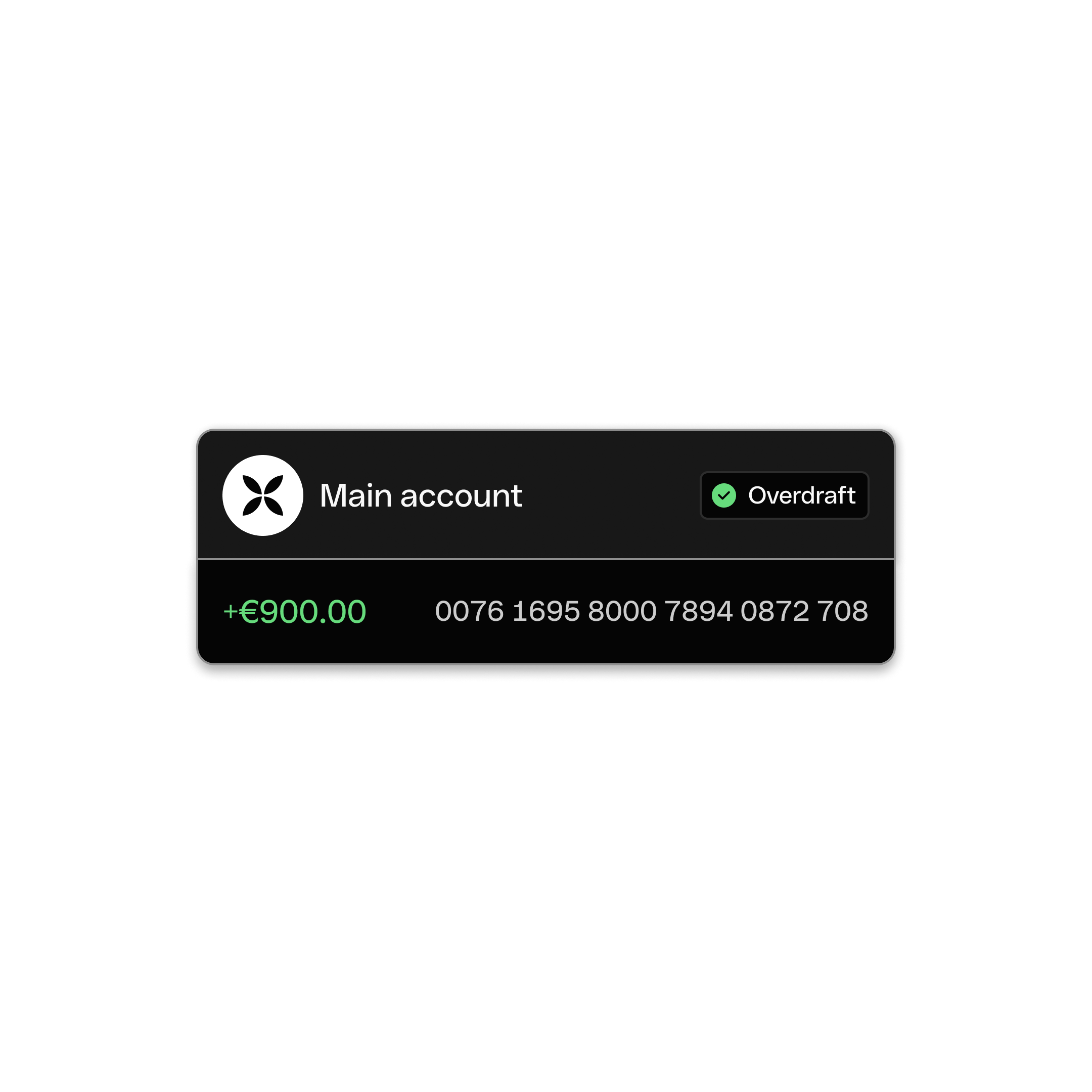 WEB ENDE UI  Hero TopicHighlight Bento Headline Cards Overdraft Main Account DarkMode WbRvmp
