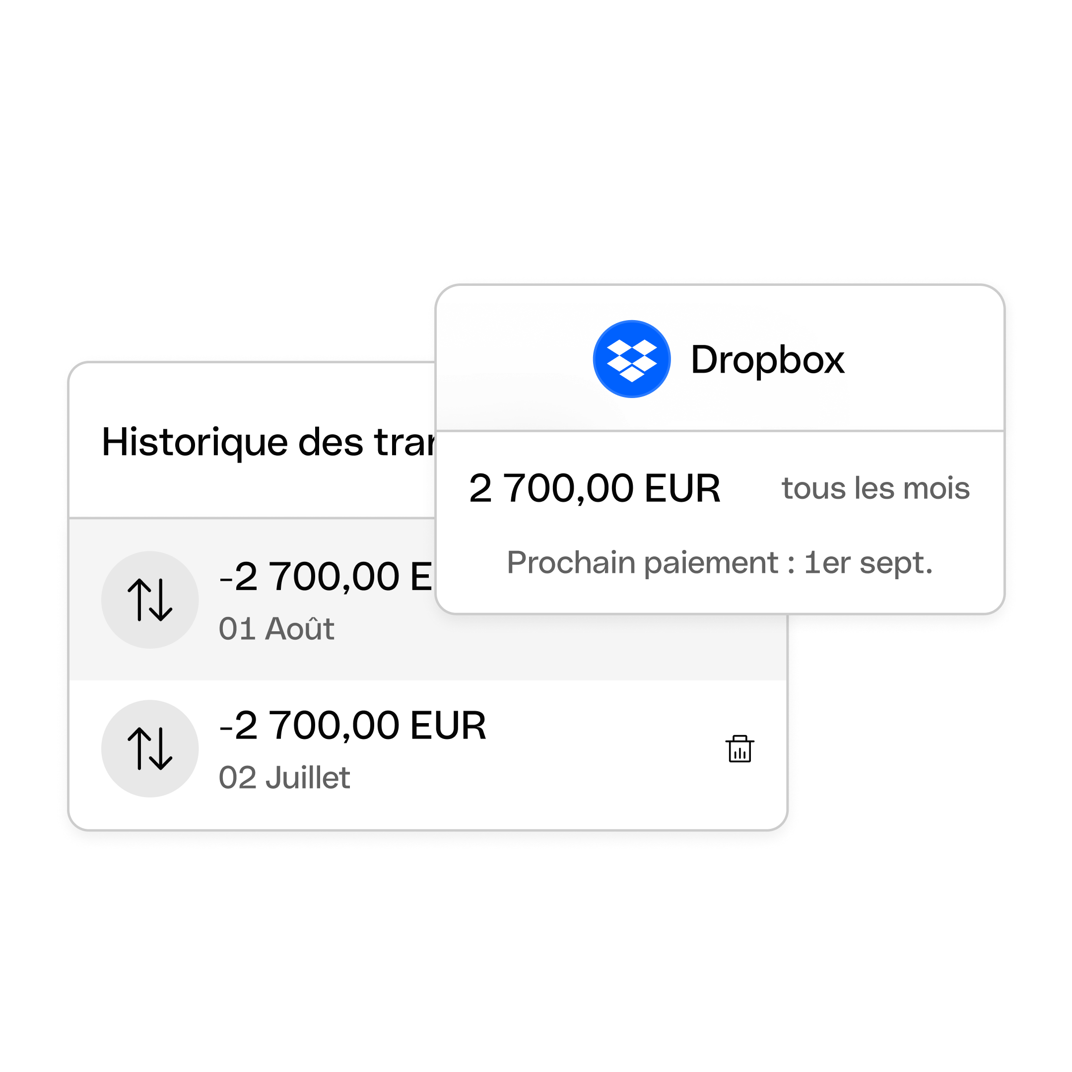 Gestion des abonnements