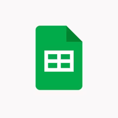 Logo carré de Google Sheets