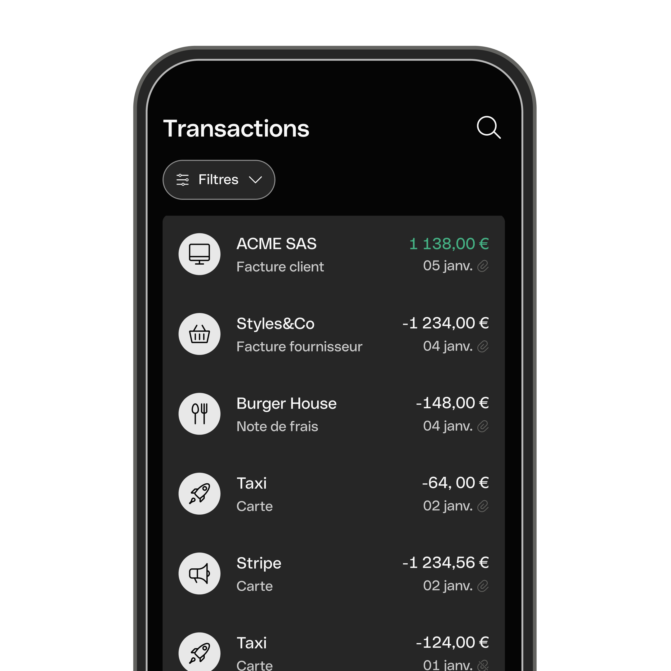 Interface utilisateur Web : Sujet principal, Titre Bento, Cartes, Transactions, Mode sombre mobile
