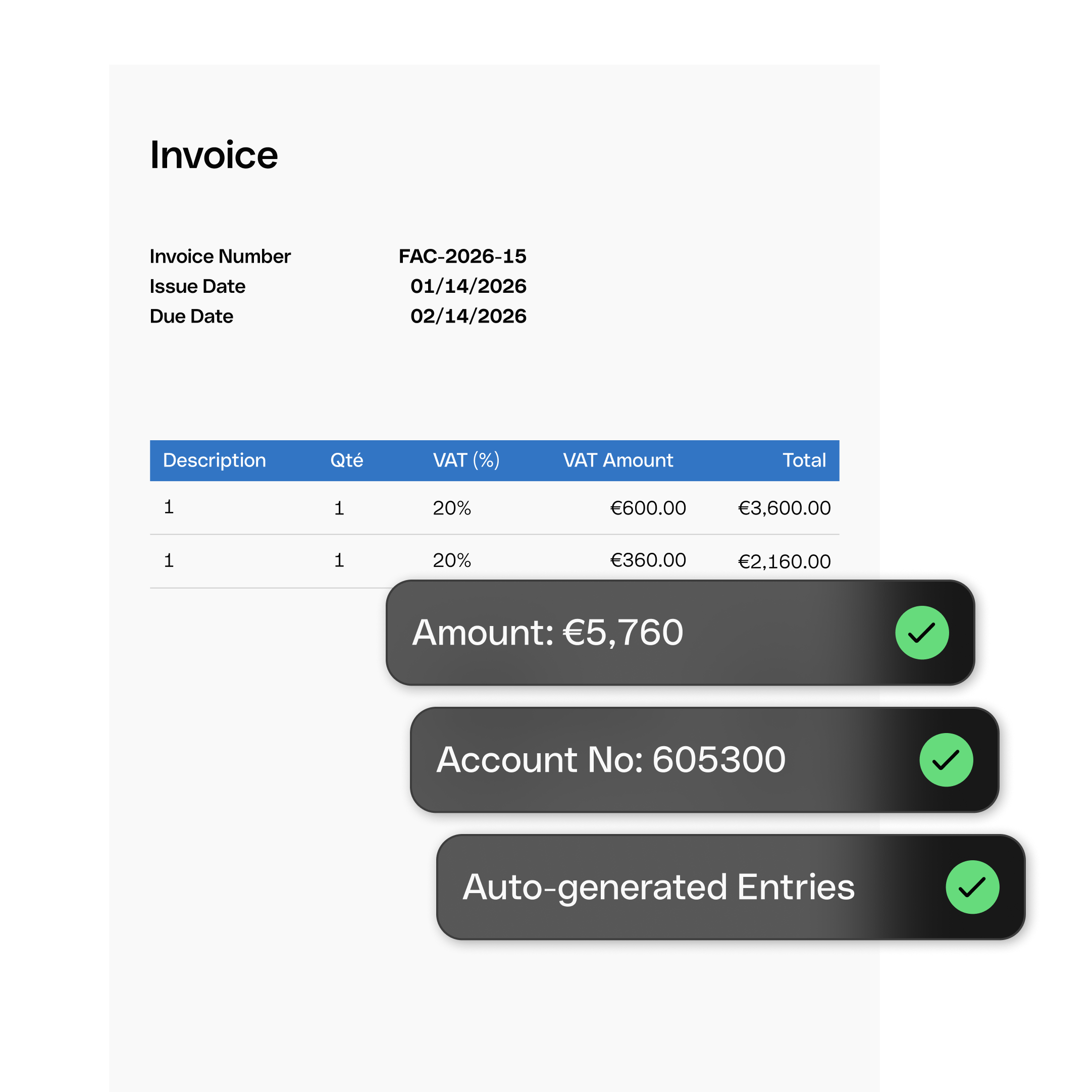WEB  UI  Hero TopicHighlight Bento Headline Cards Invoicing Scanning DarkMode