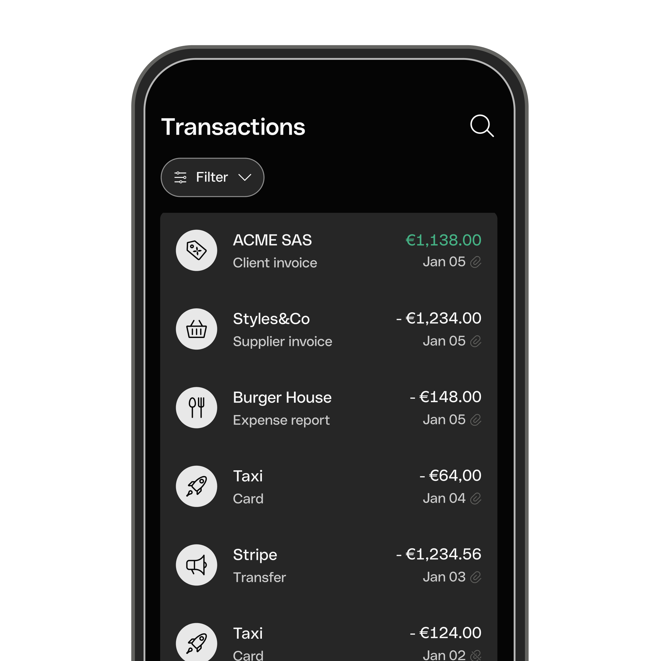 WEB  UI  Hero TopicHighlight Bento Headline Cards Transactions Mobile DarkMode