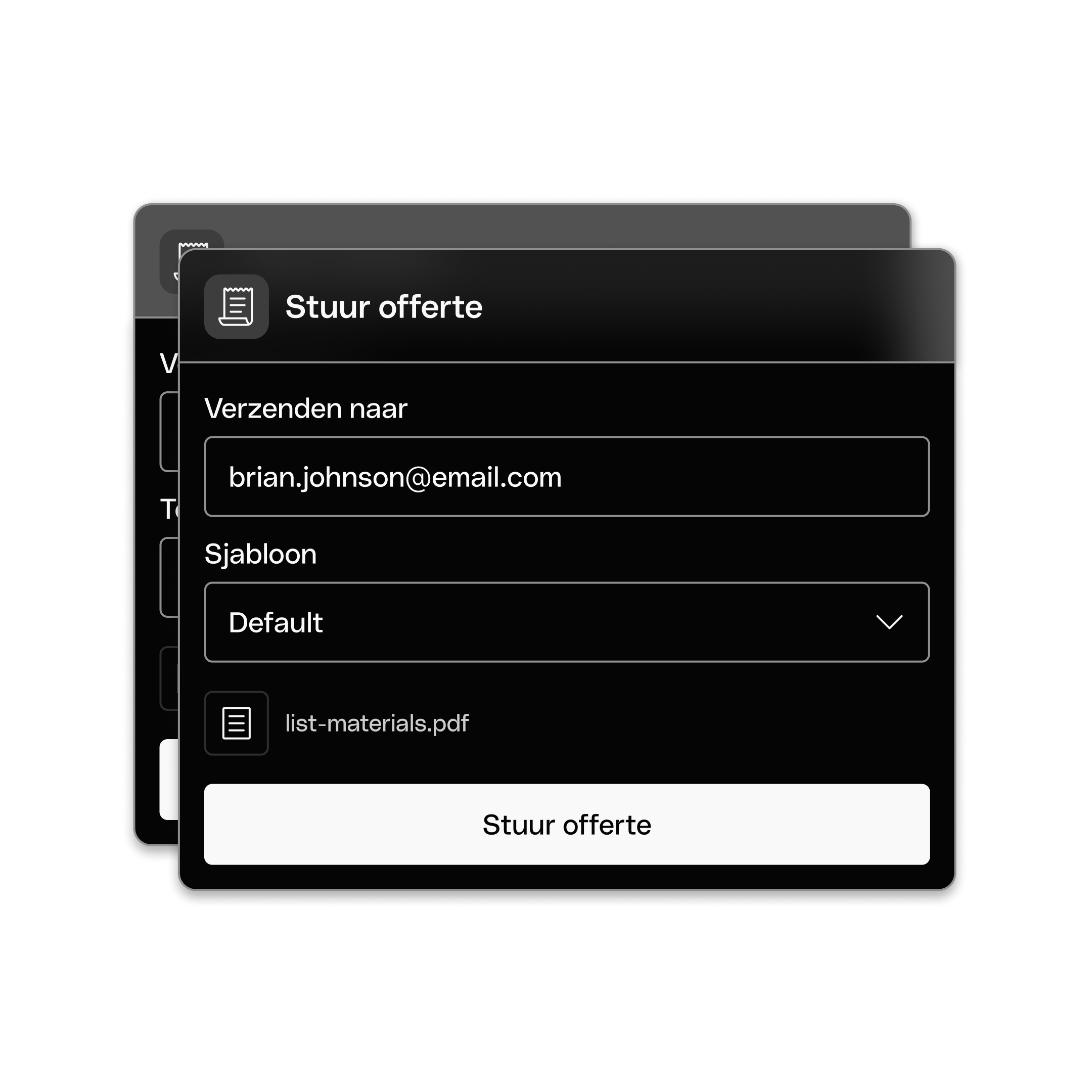 WEB NL UI # New quote