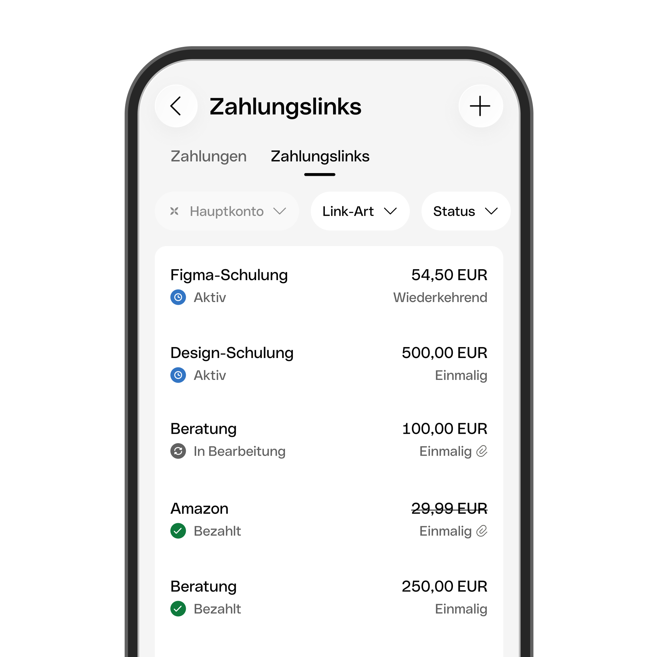 Zahlungslinks