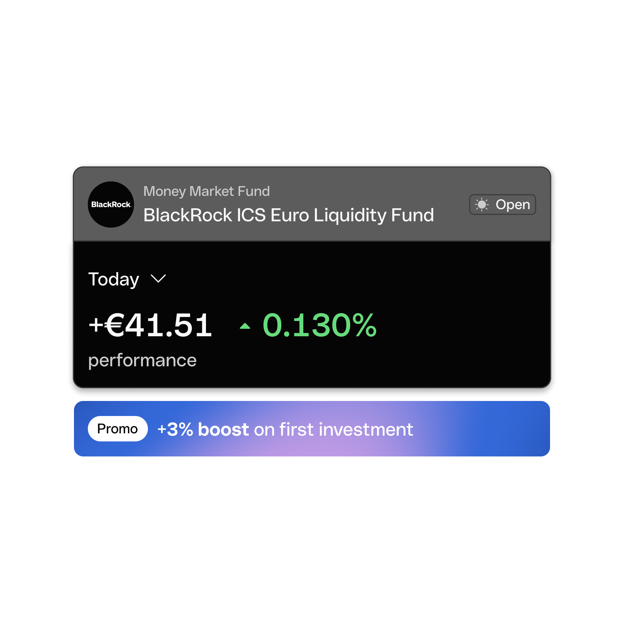 Investments View Assets Promo Simple DarkMode