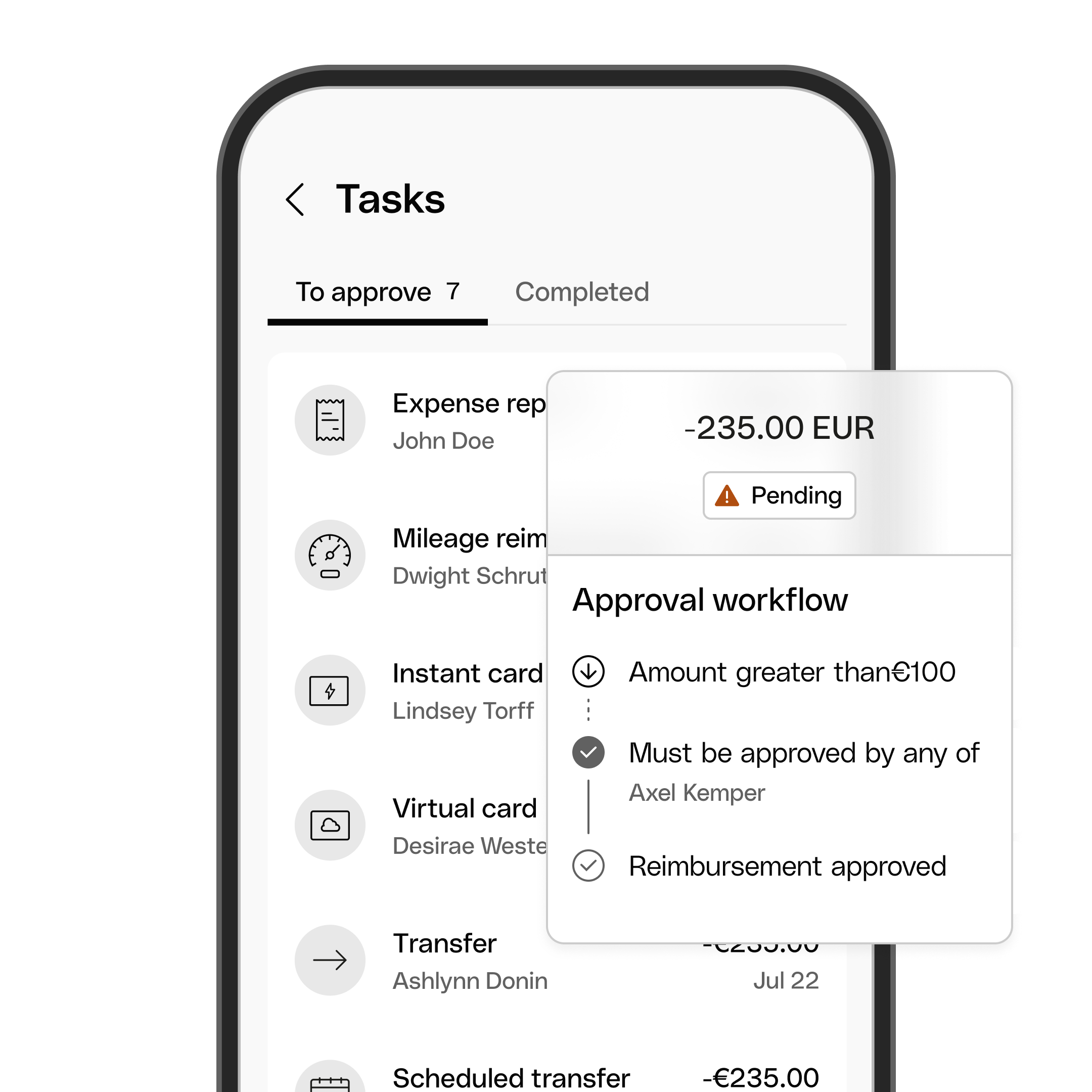 Task and Approval Flow