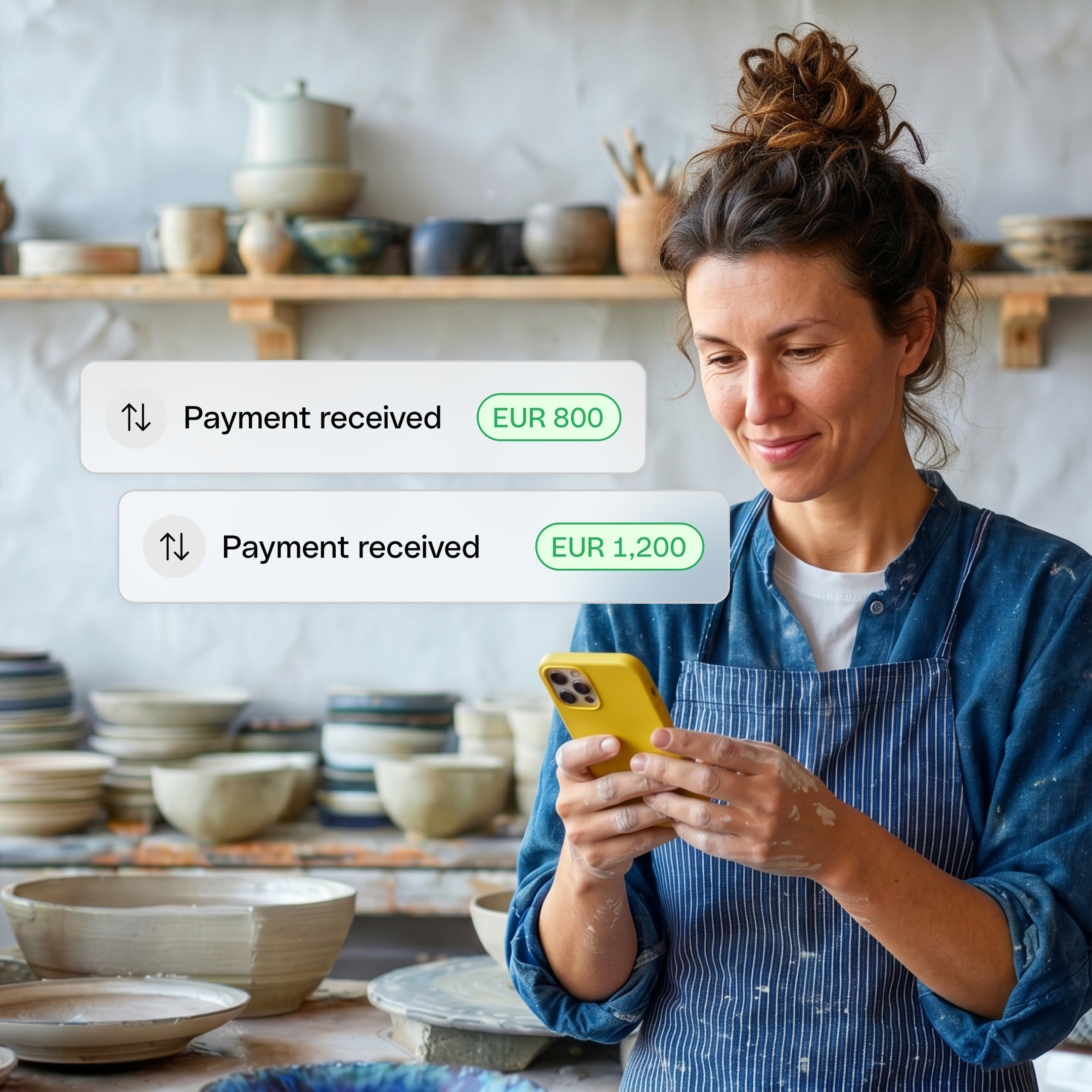 Payment received Ceramist