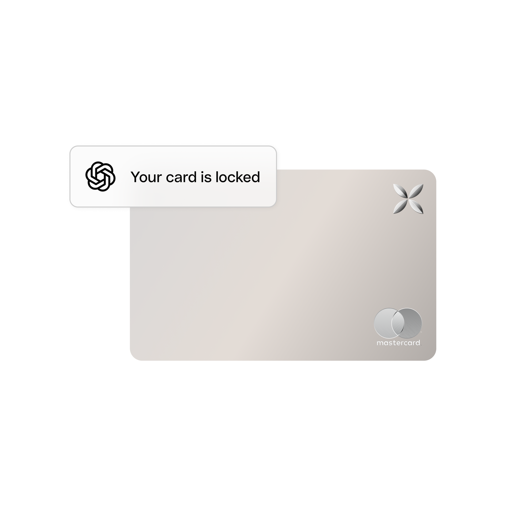 AI ChatGPT Card locked XCard