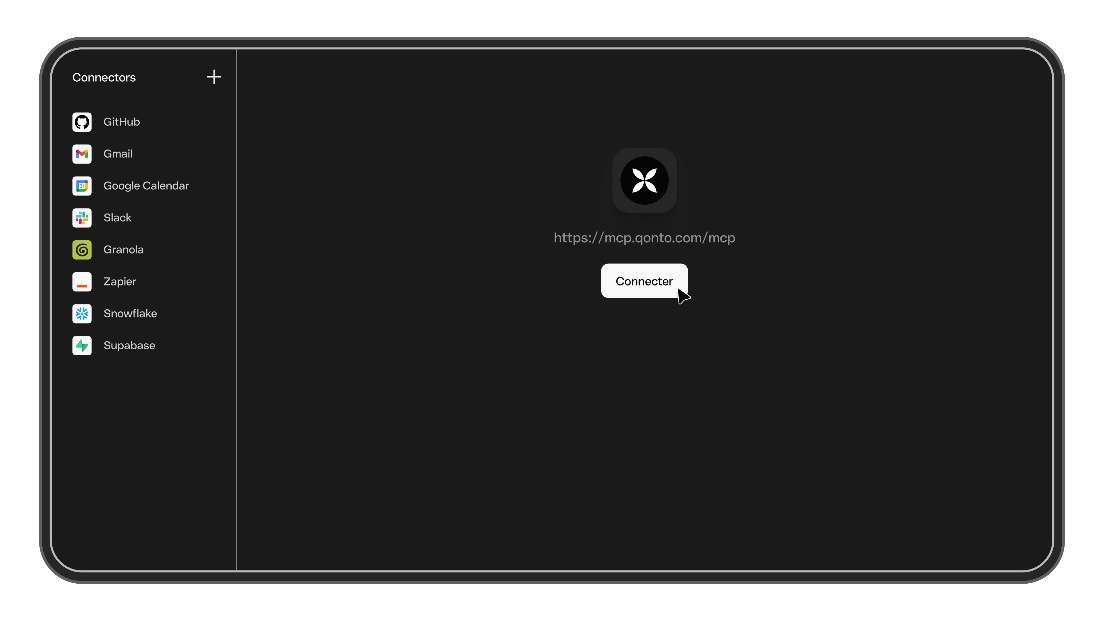 AI MCP Connect DarkMode