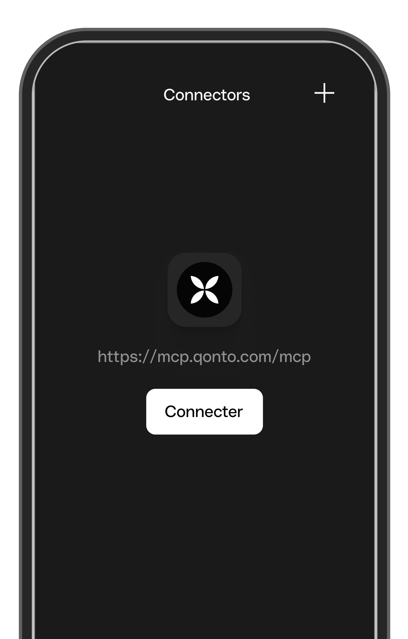 Mode sombre de MCP Connect Mobile