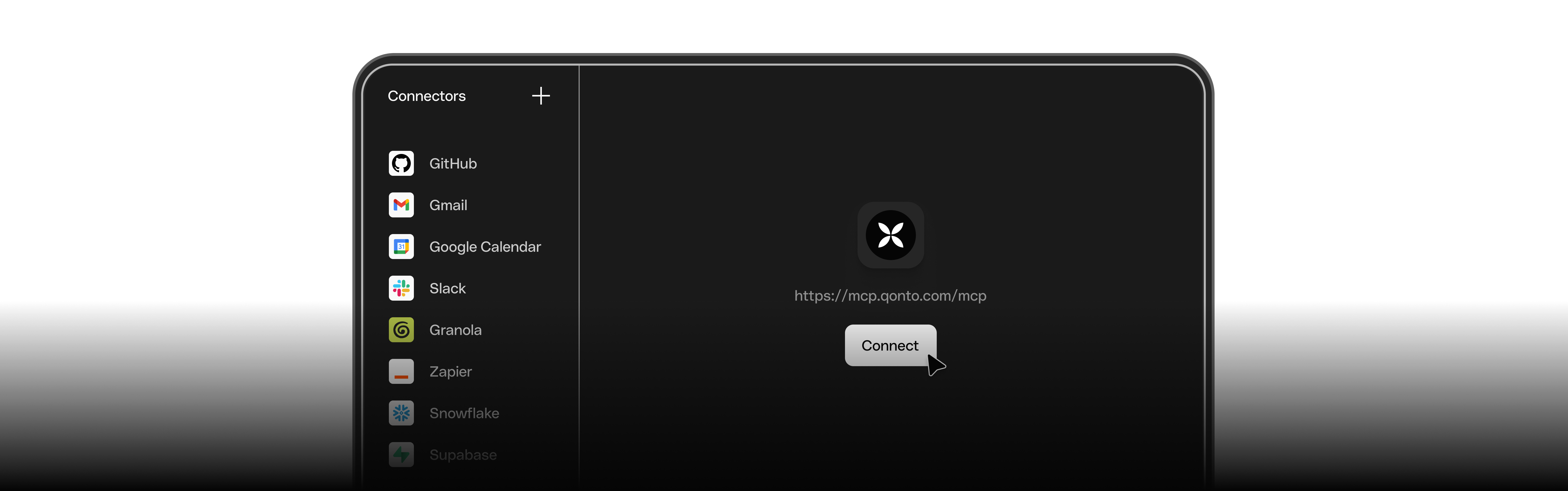 MCP Connect DarkMode