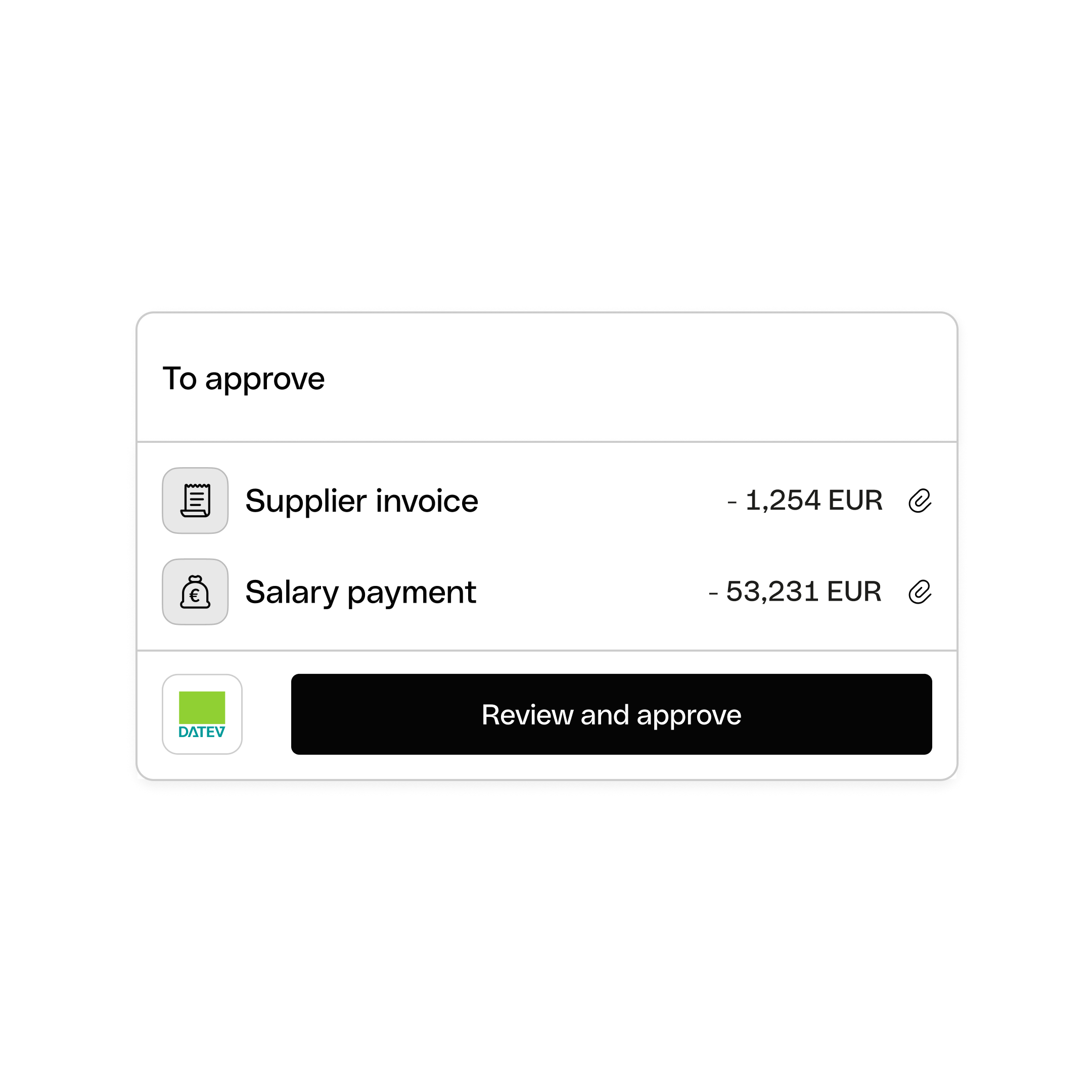 Transactions Review Approval