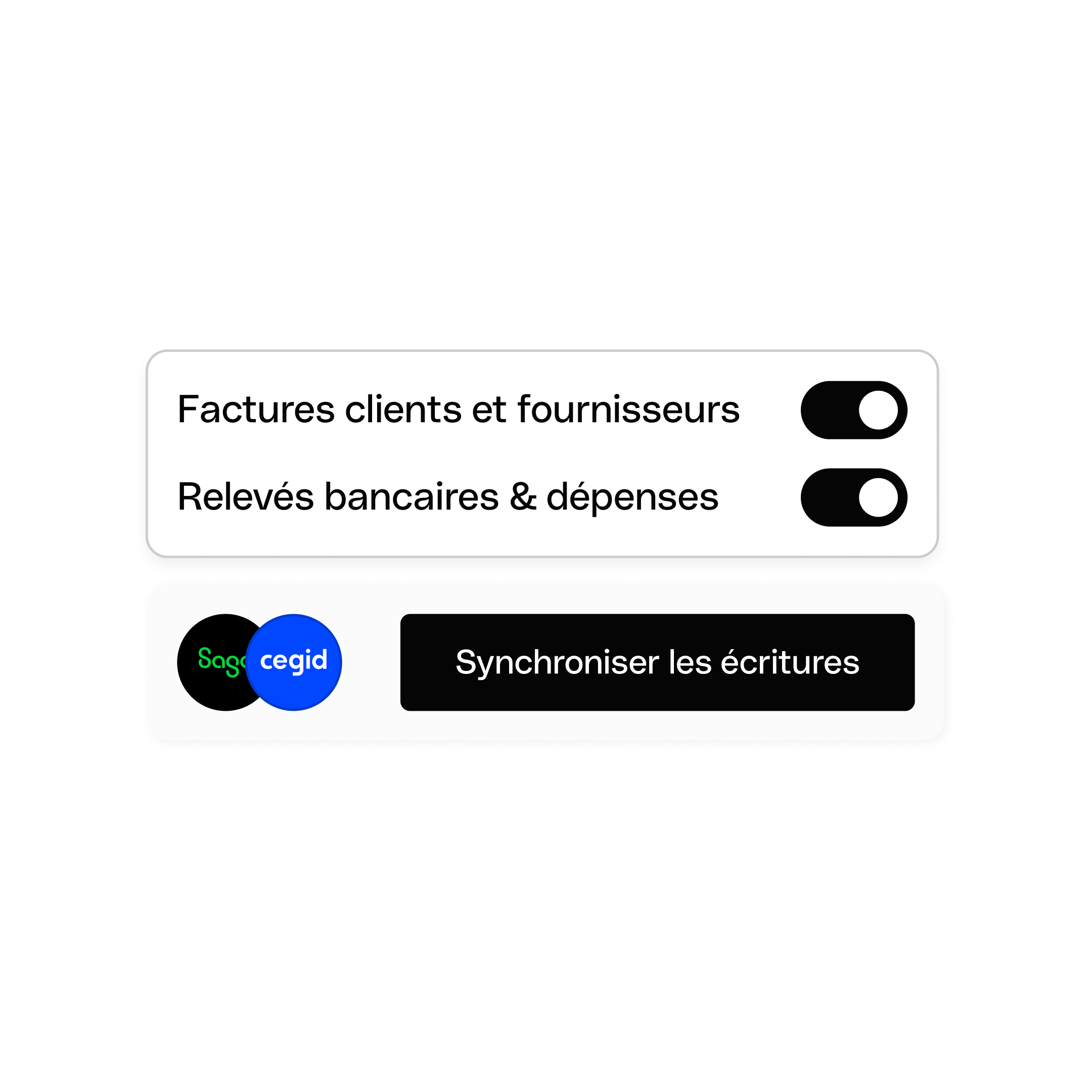 Interface utilisateur Web - Sujet principal - Titre Bento - Synchroniser