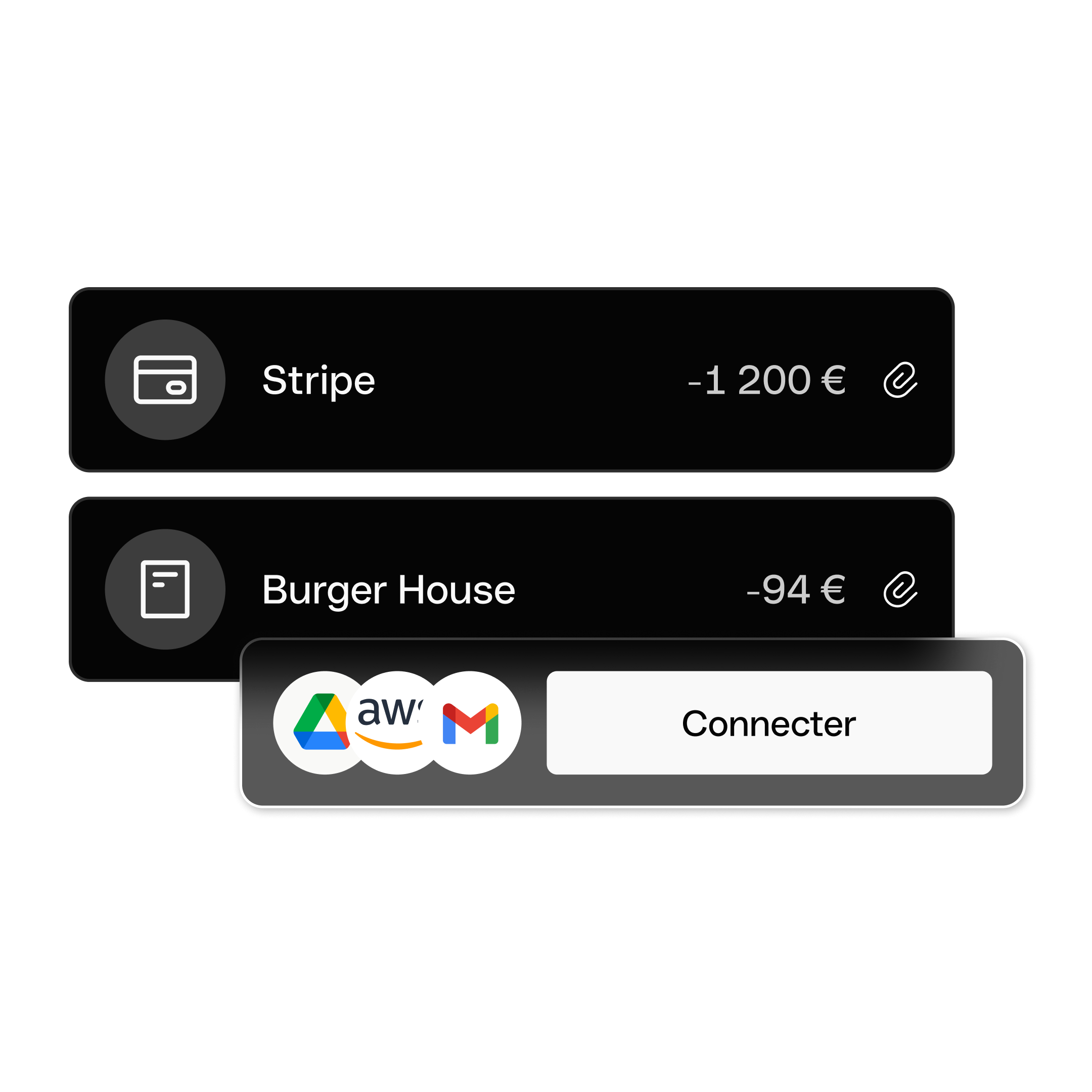 Invoice Integrations Gmail Amazon GoogleDrive