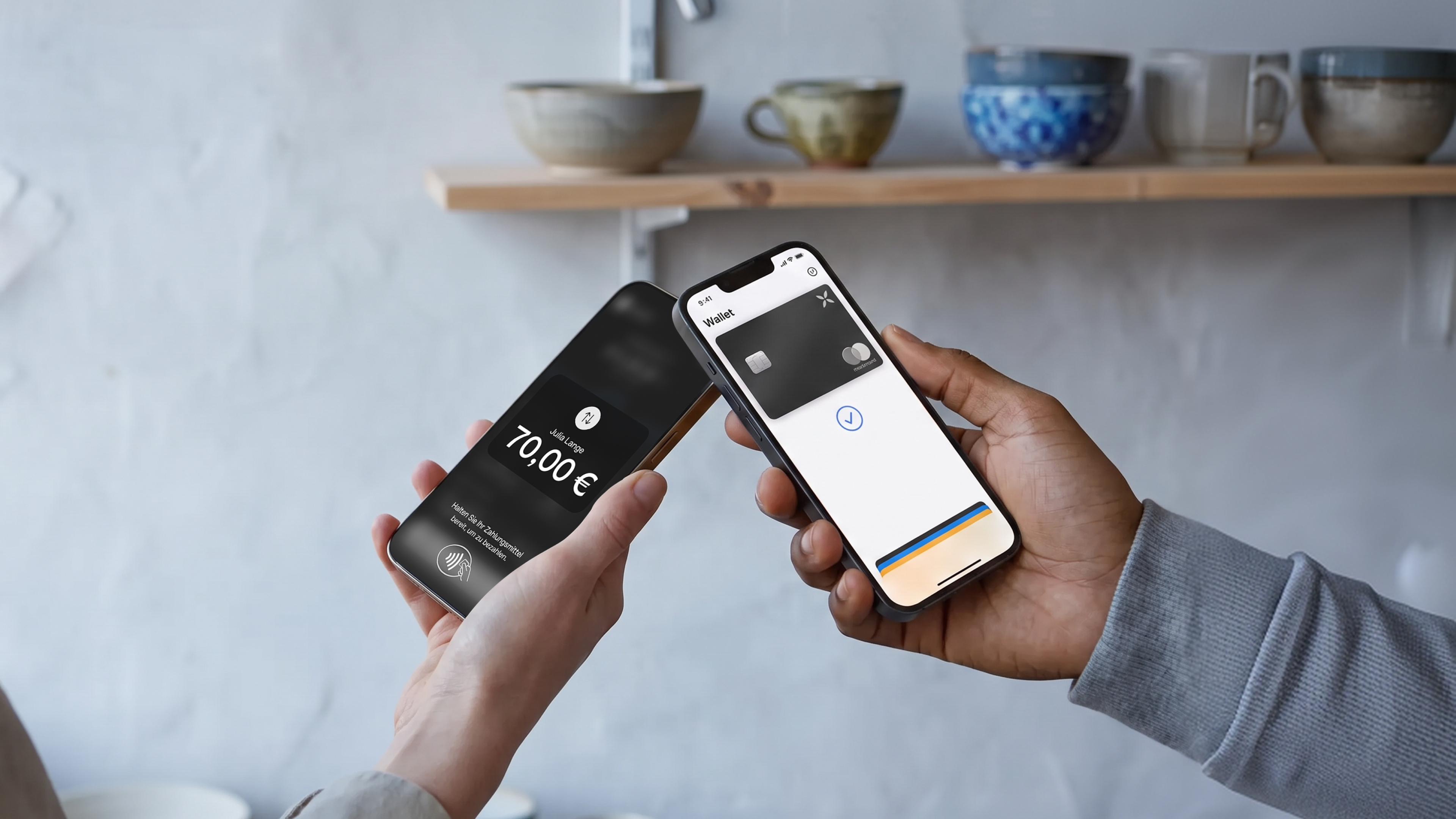 Tippen Sie zum Bezahlen mit der XCard BM18