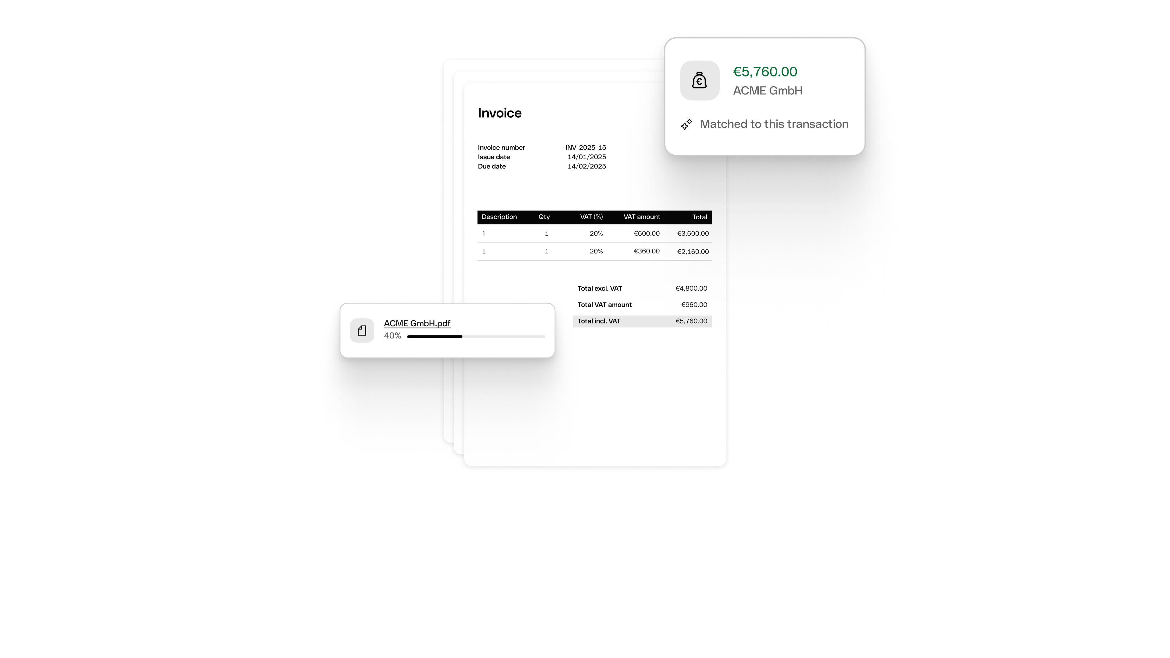 Client Invoice Matched Transaction