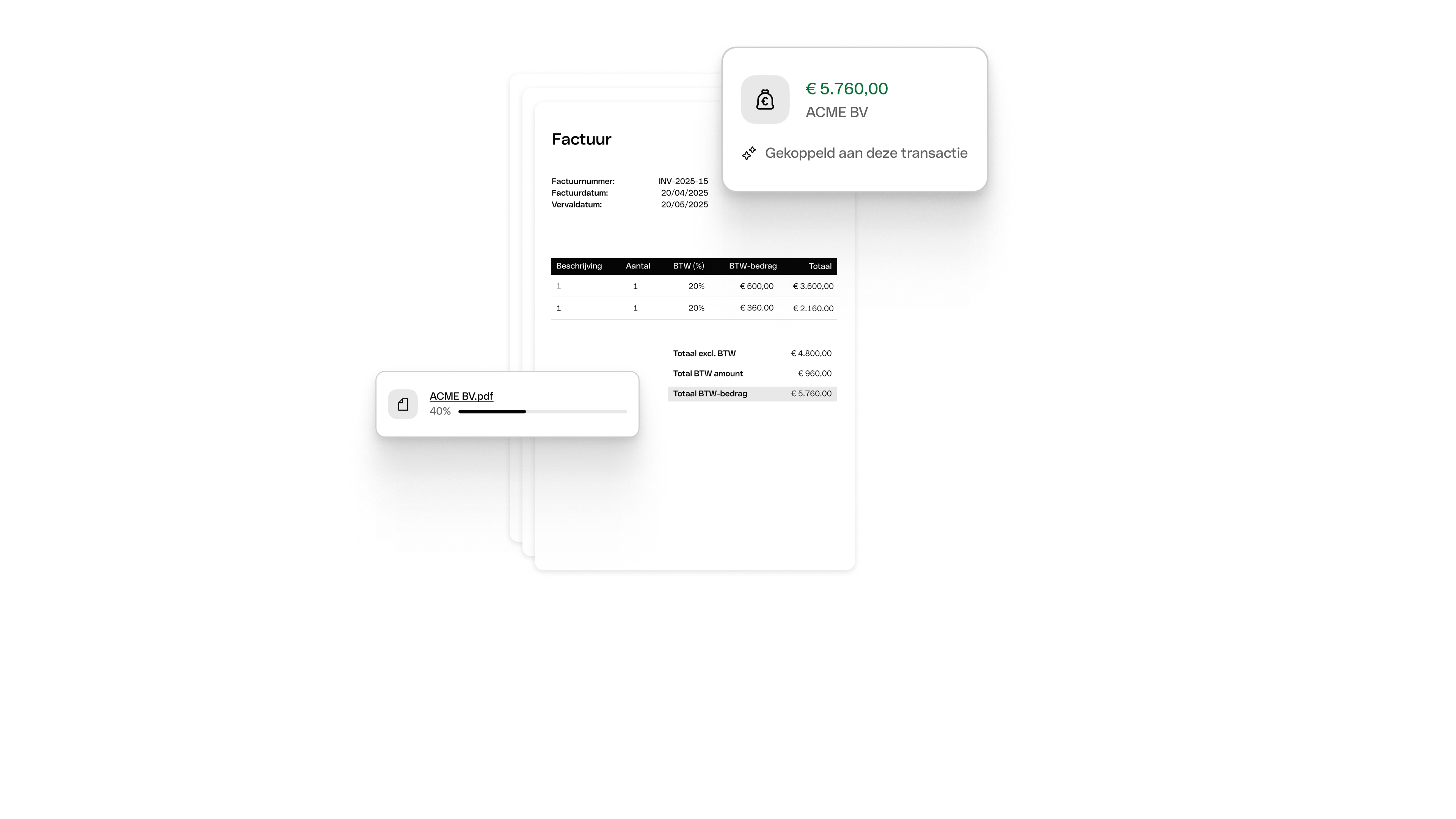 Client Invoice Matched Transaction