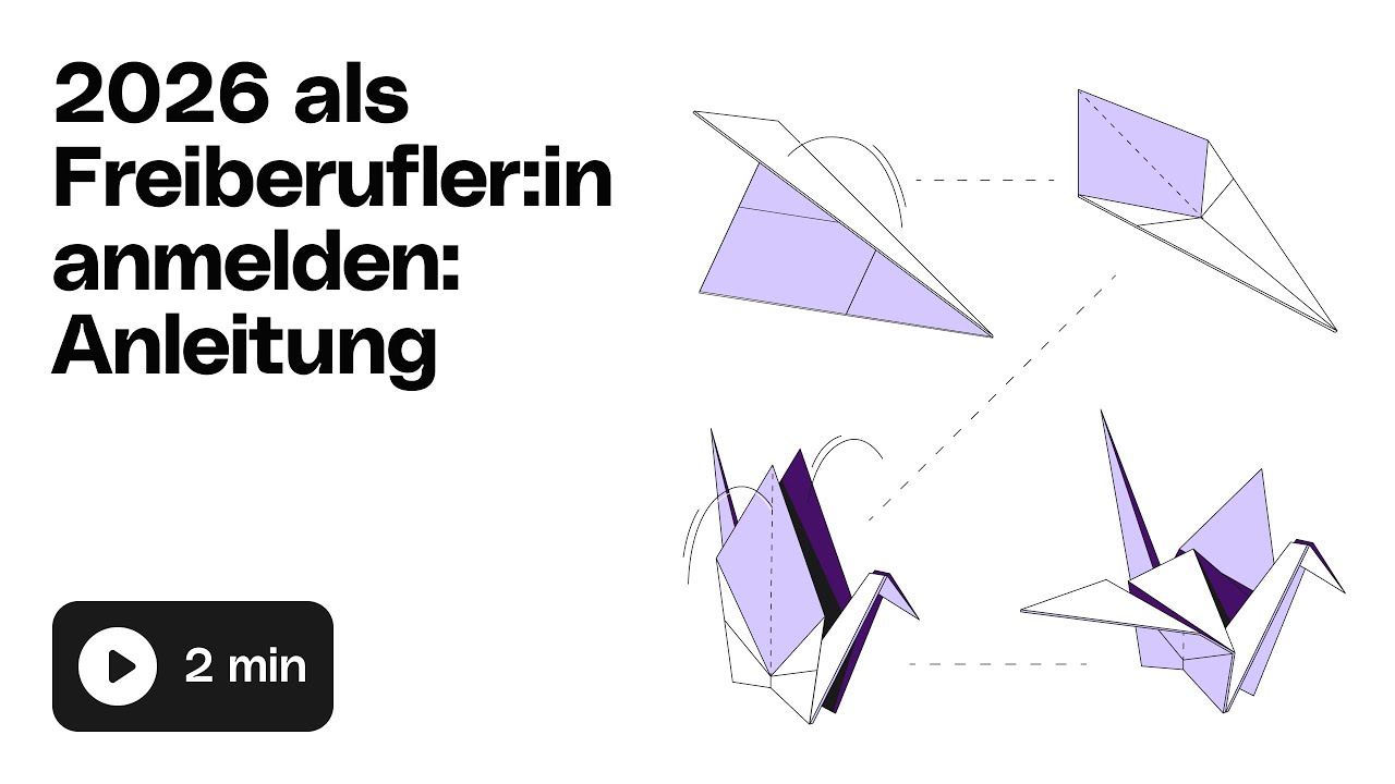 Registrierung als Freiberufler