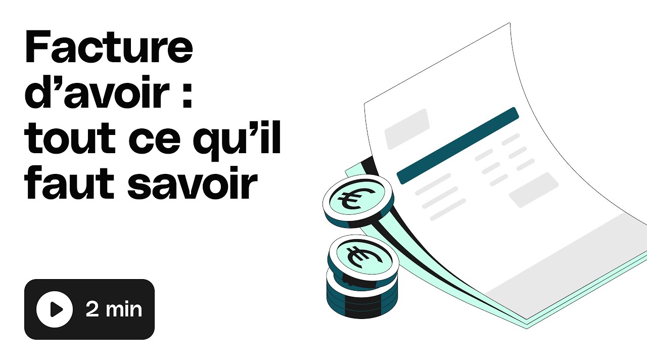 Note de crédit YouTube Qonto