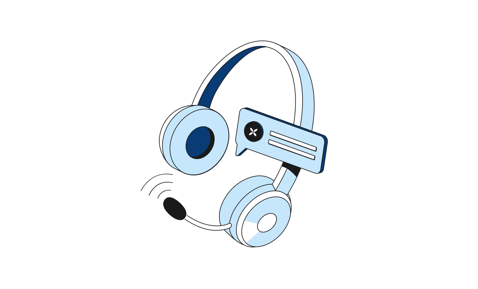Support client WEB Flow Blueberry Cards Bento Headline