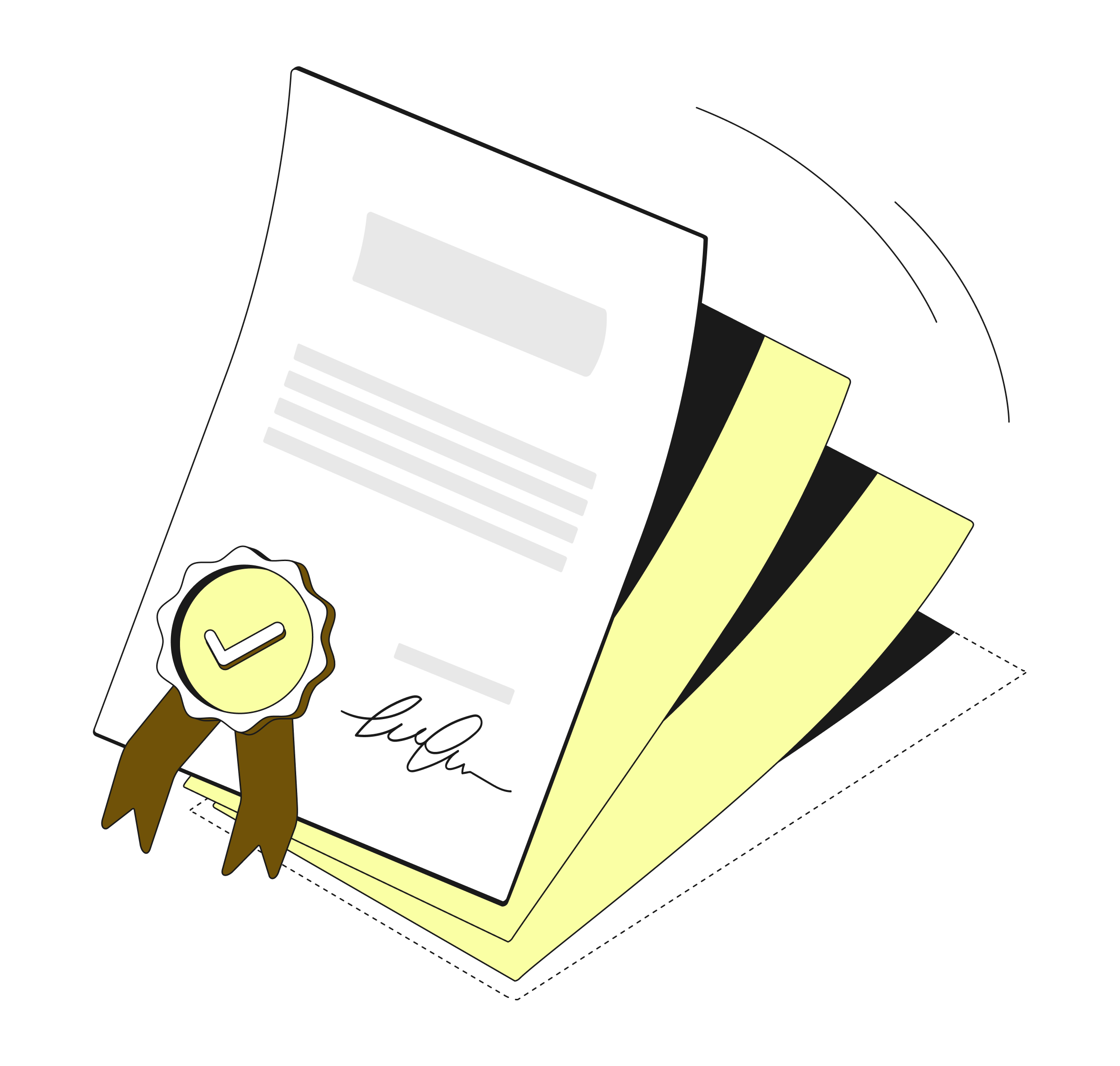 Documents juridiques sur le thème du héros Mustard Flow Web