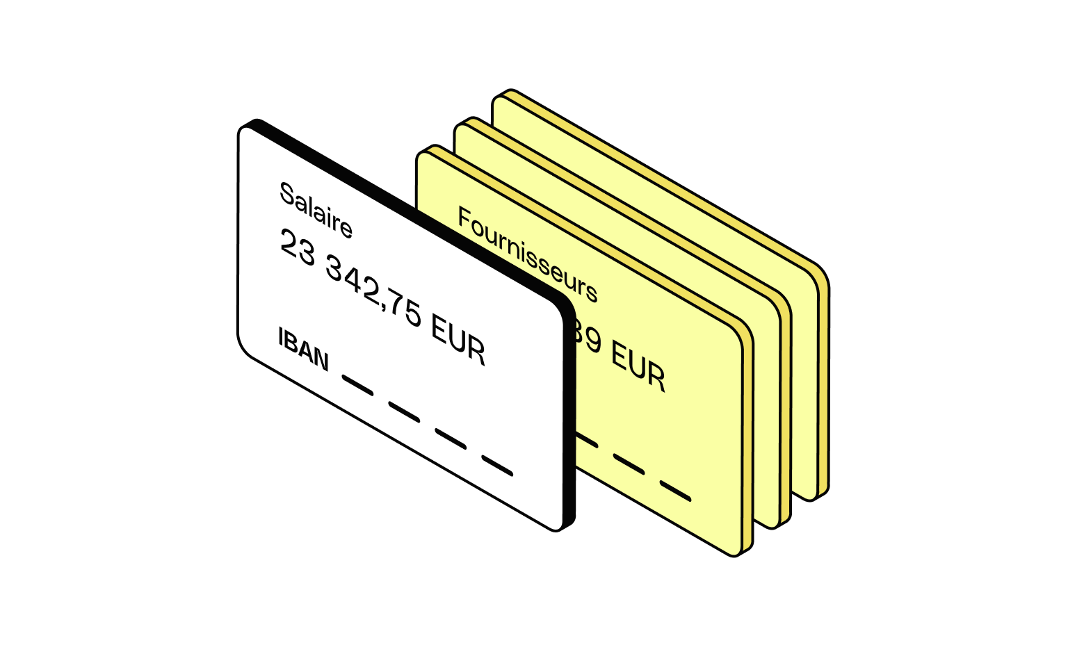 Cartes WEB Flow Mustard Bento Headline Multi Account