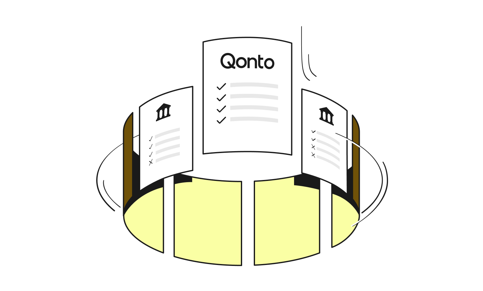 WEB Flow Mustard Cards Bento Headline Comparatore bancario