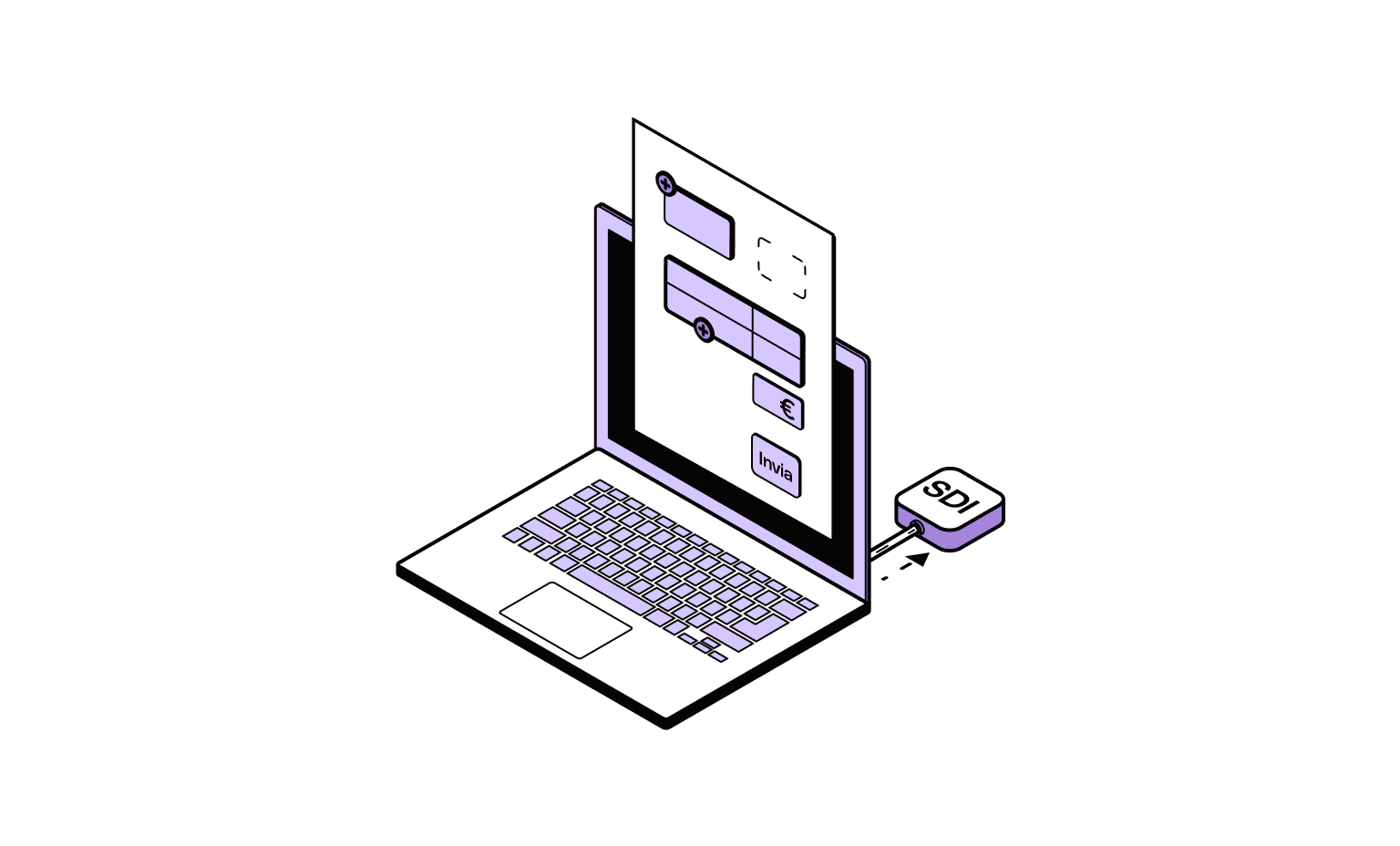 WEB IT Plum Cards Bento Headline Fatturazione elettronica