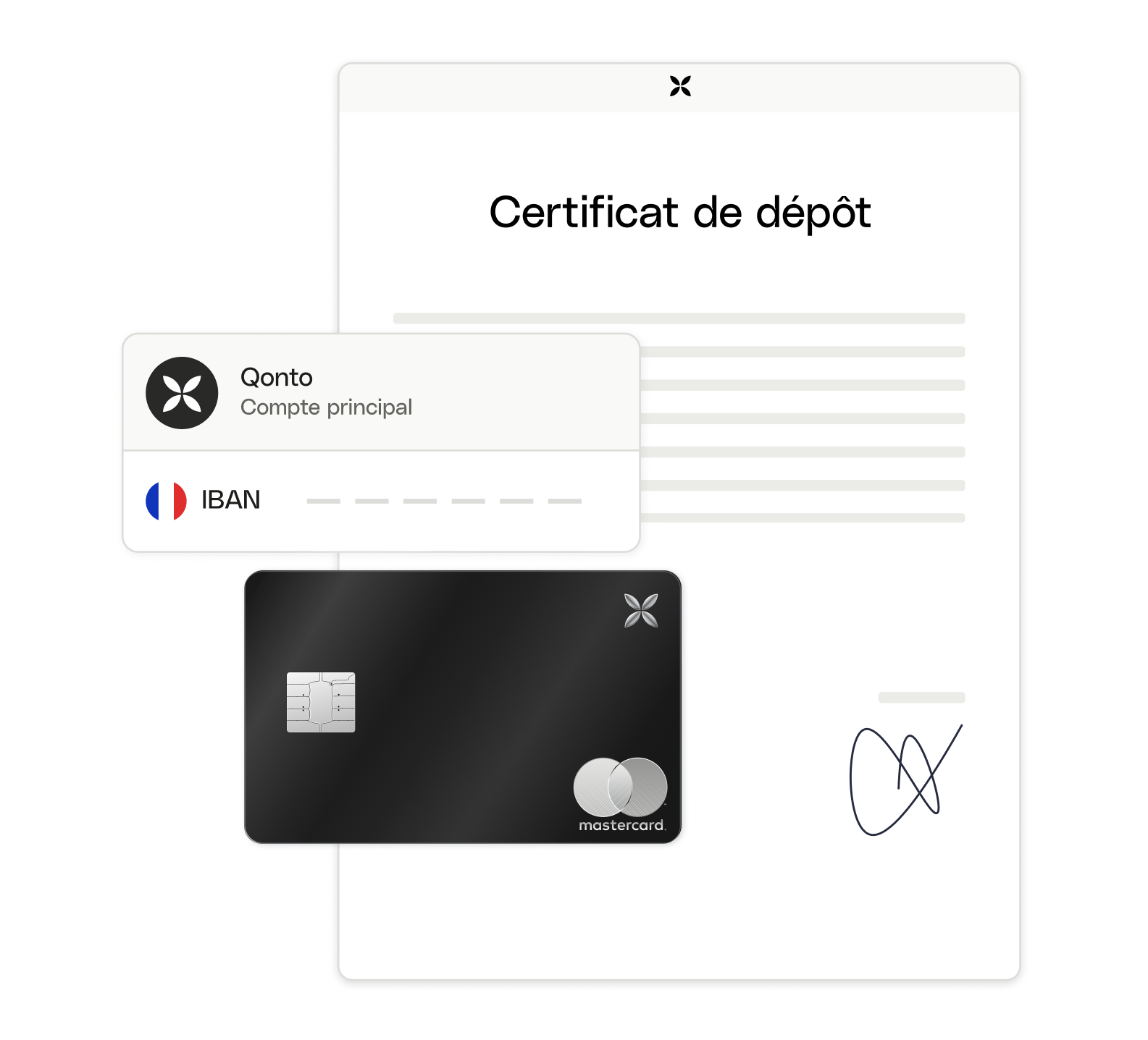 Sujet de l'interface utilisateur mettant en évidence le dépôt de capital Iban XCard