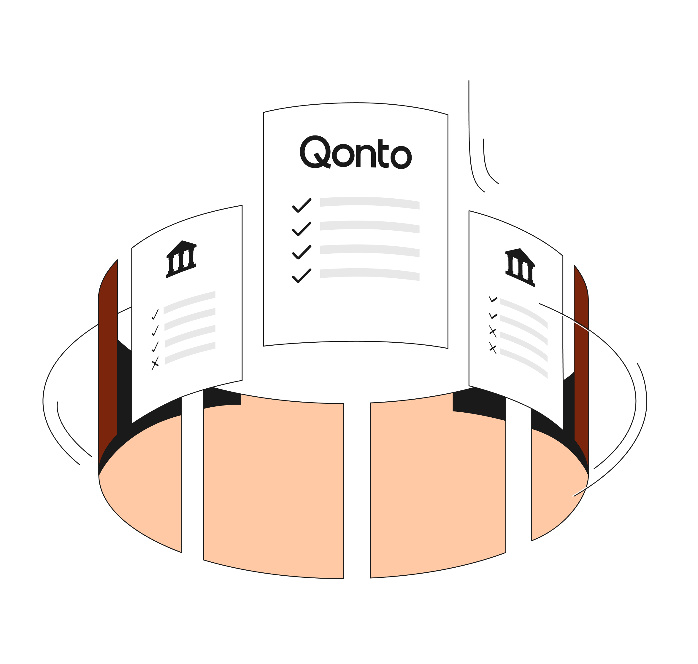 Comparateur de services bancaires Bento (Web Flow Peach Hero)