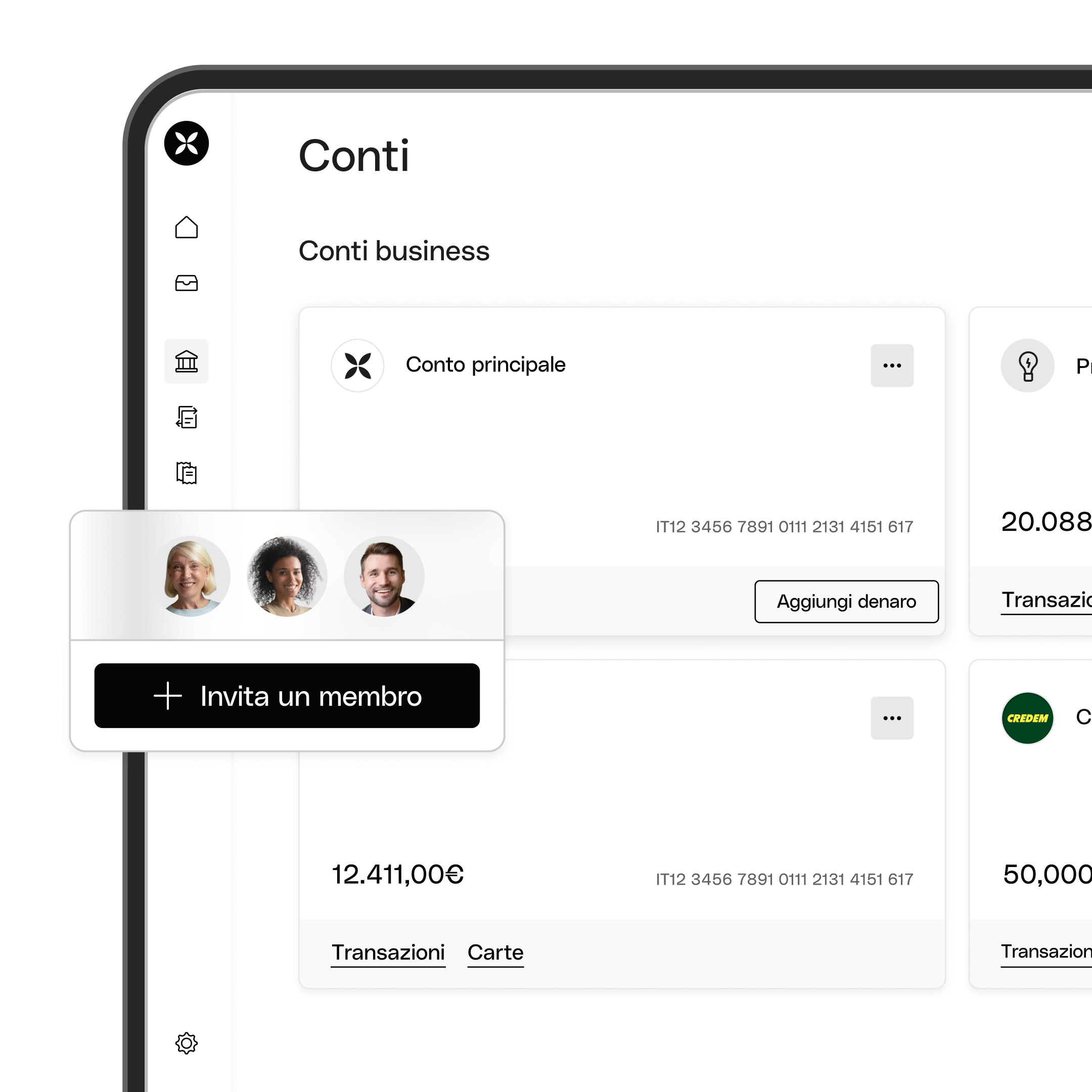 Carta Plus Conto Multiplo IT White Ui Hero