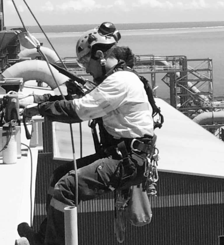 Photo noir et blanc Témoignage Geoffrey Perrichon