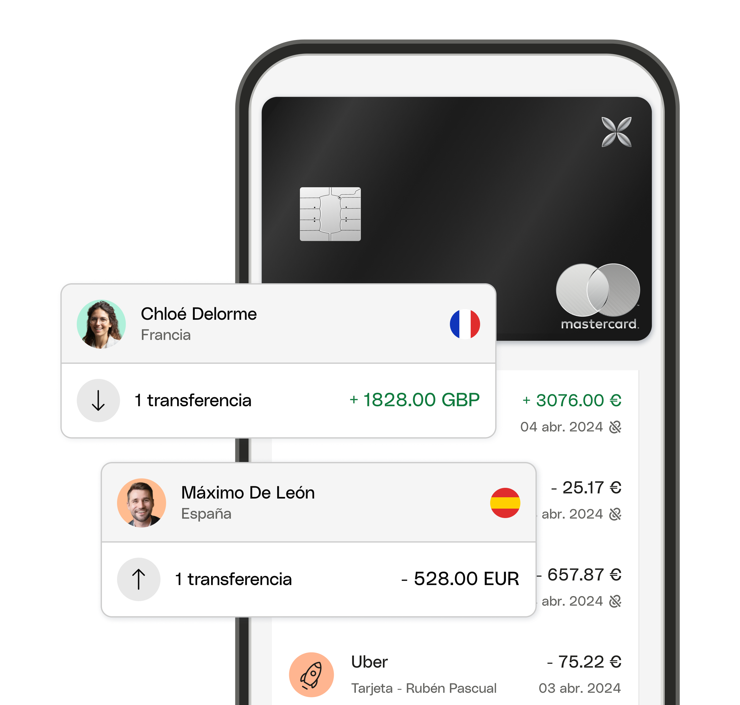 Tema destacado de la interfaz de usuario web: Bento Instant SEPA XCard