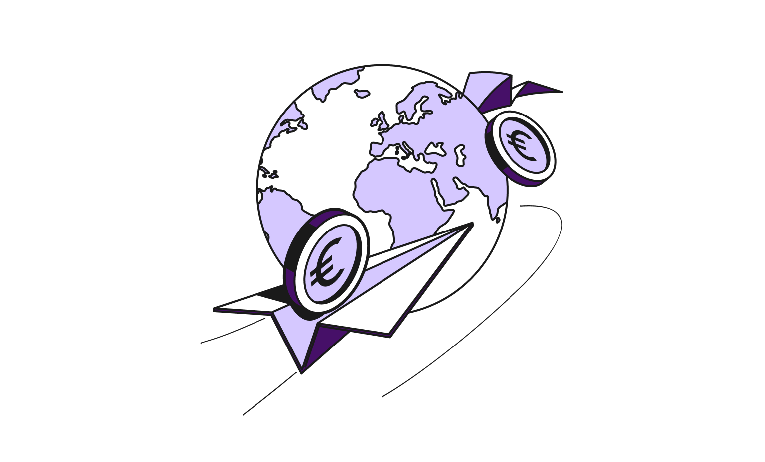 Internationale Überweisungen von Purple Cards